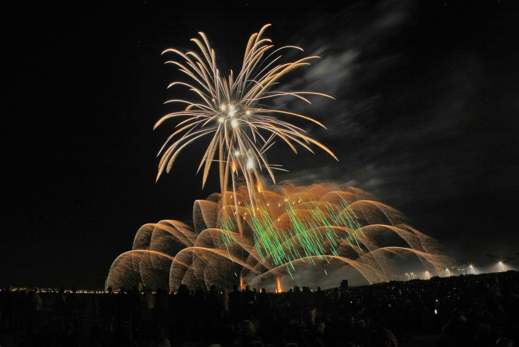 feu, d 039 artifice, light, sky, 720P, fireworks, night, HD Wallpaper