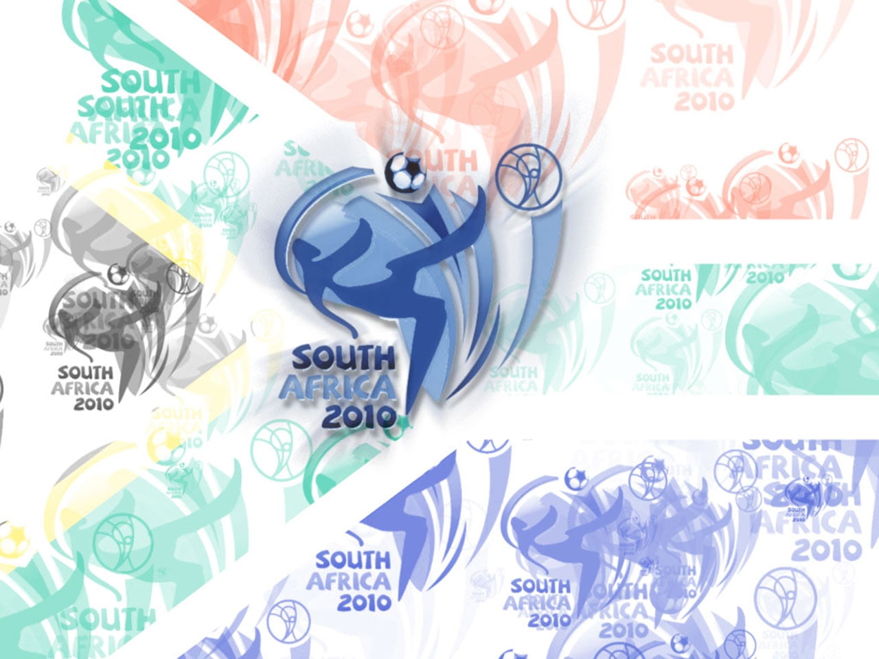 football, sports, hd, art, world, 2010, logos, cup, 720P, HD Wallpaper
