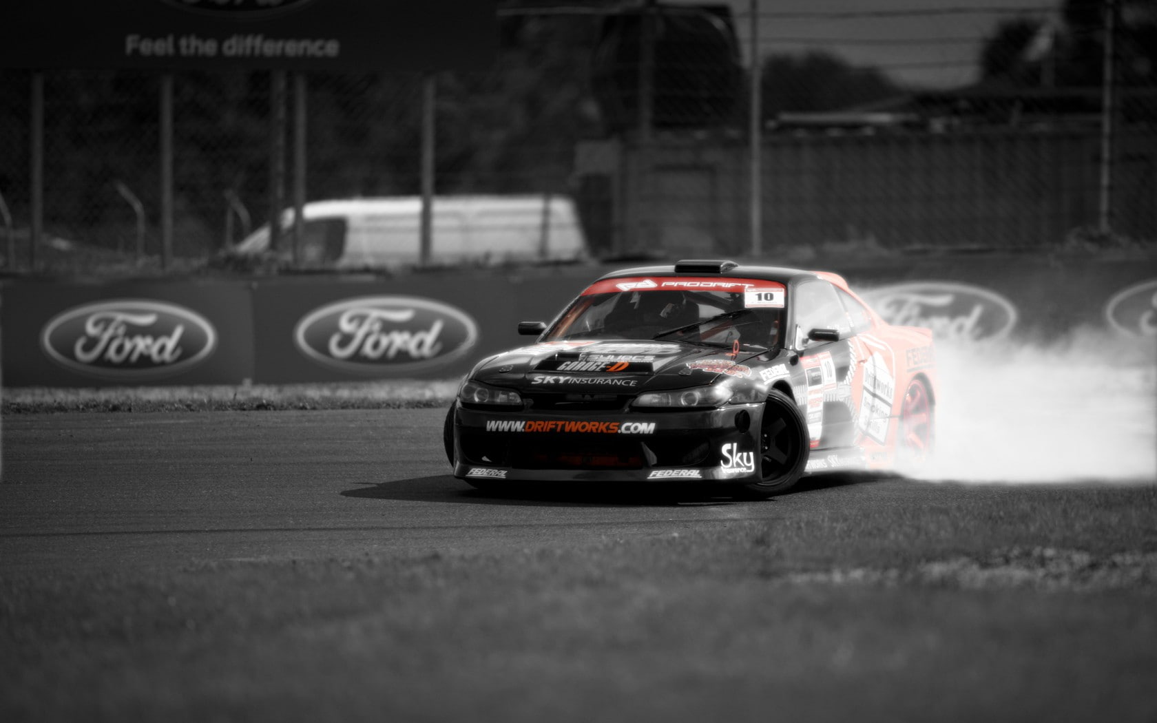 smoke, colorsplash, silvia, cars, 720P, nissan, drift, hd, HD Wallpaper