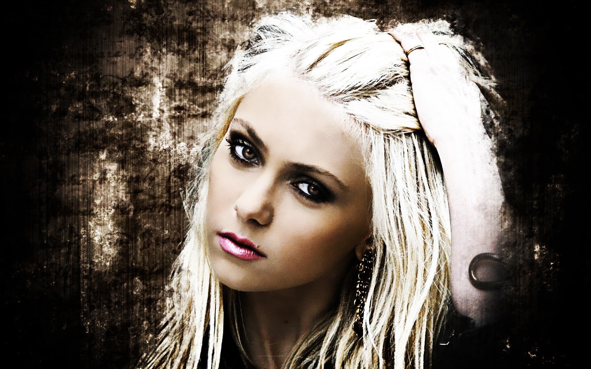 1080P, Momsen, haired, Taylor, woman, blonde, HD Wallpaper