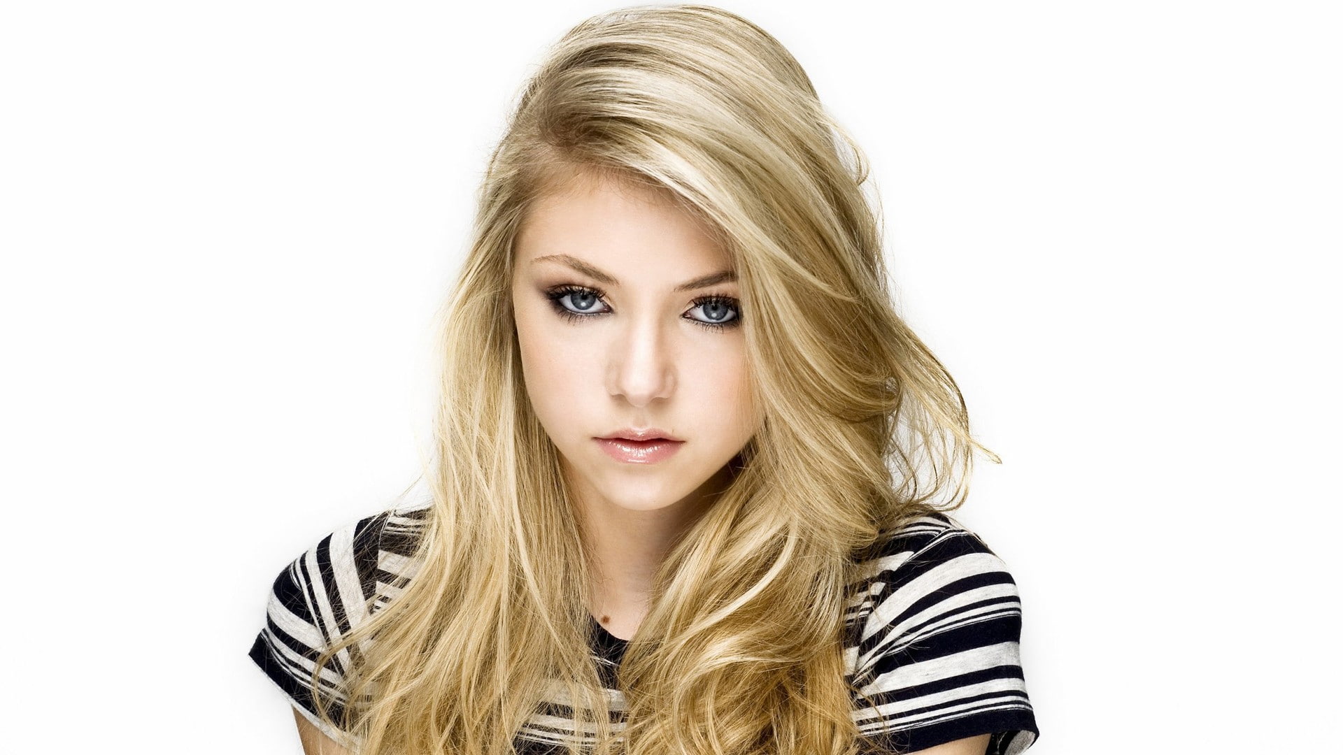 face, Taylor Momsen, 1080P, blue eyes, blonde, HD Wallpaper