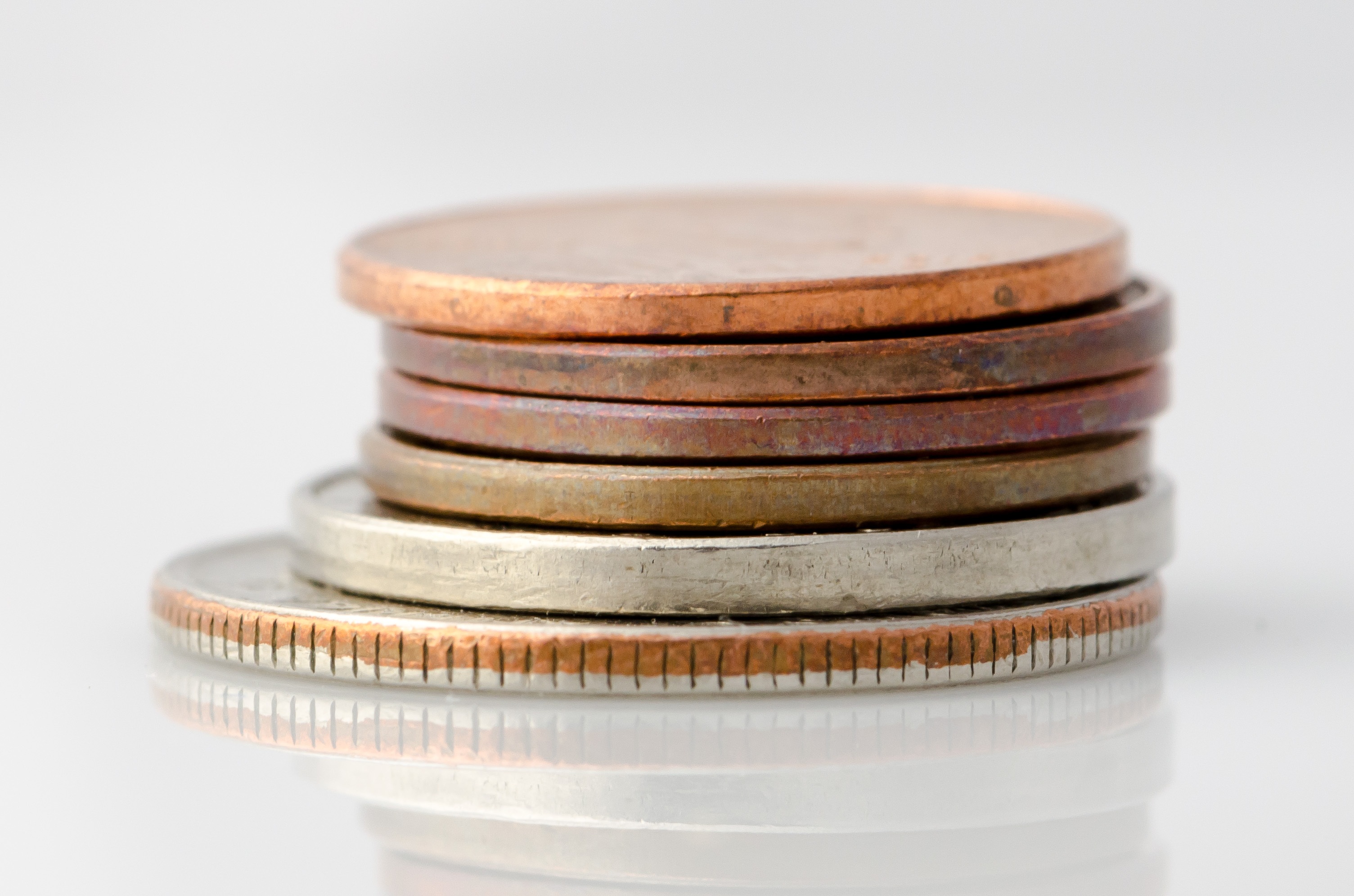 cut out, money, metal, close-up, wealth, focus on foreground, business, finance, currency, selective focus, indoors, six, balance, change, save money, pile, HD Wallpaper