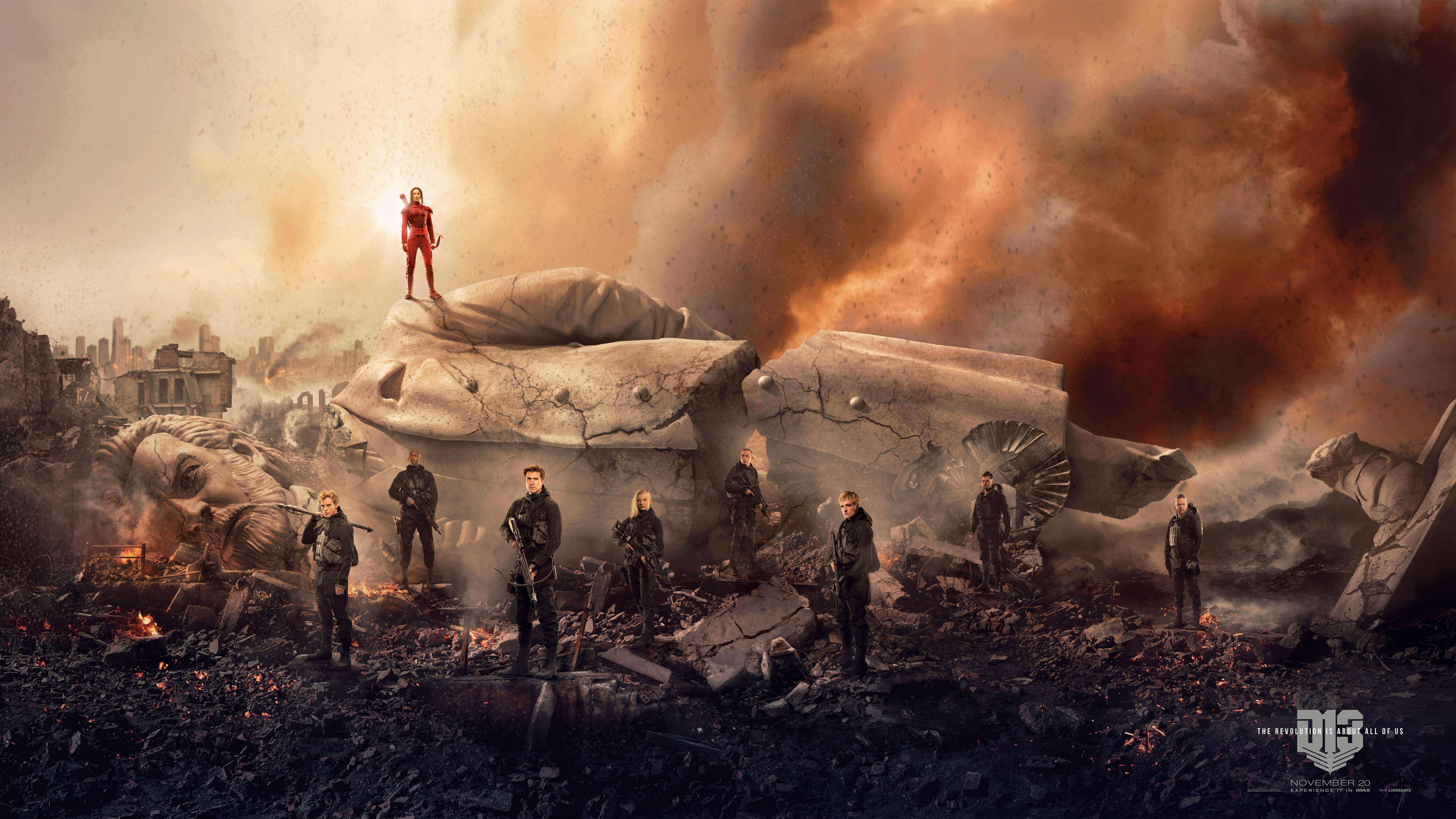 5K, Best Movies, The Hunger Games, Katniss, Jennifer Lawrence, Elizabeth Banks, Mockingjay - Part 2, Effi trinket, HD Wallpaper