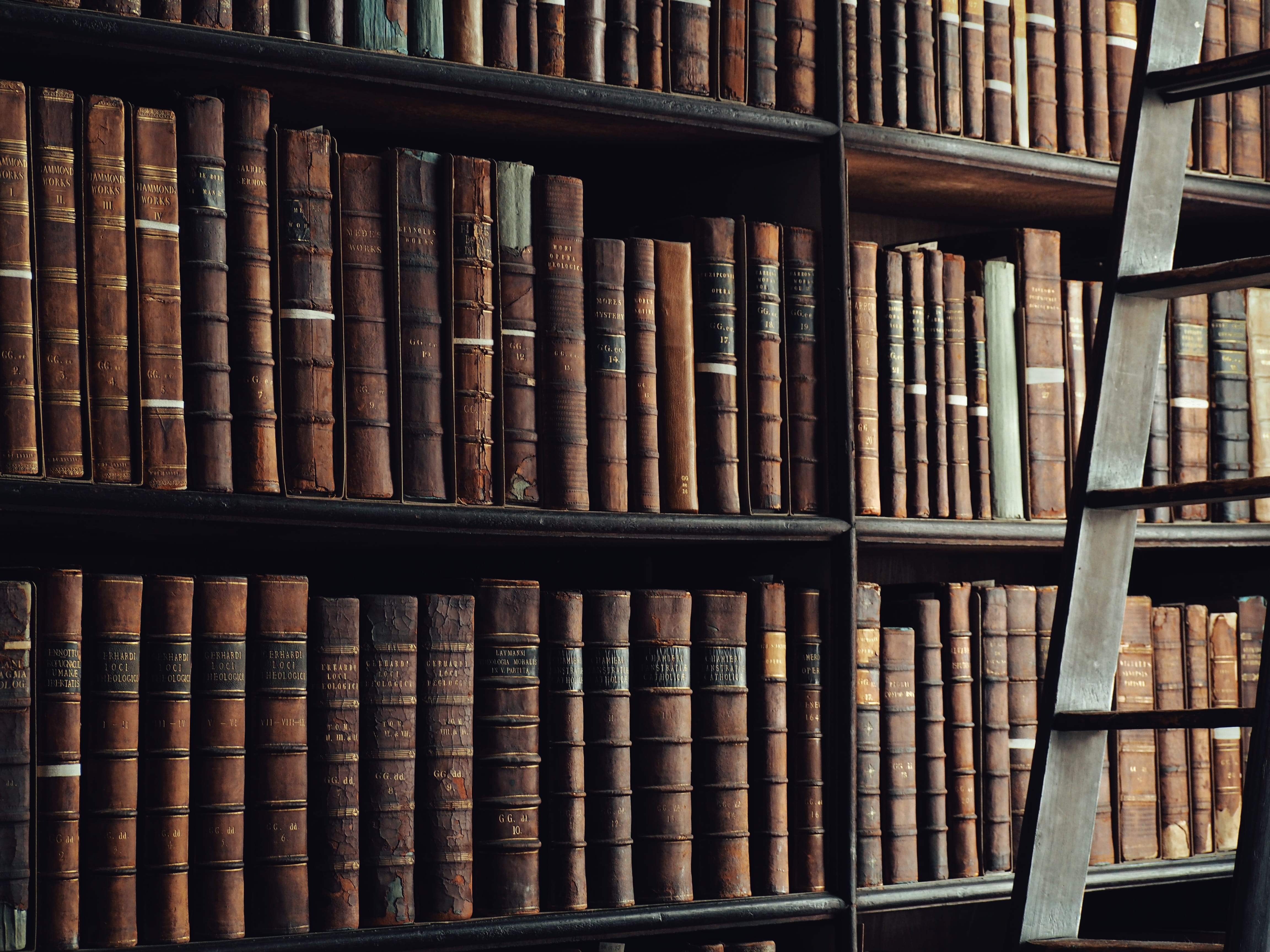 learning, ladder, collection, abundance, encyclopedias, trinity, reading, still life, knowledge, in a row, full frame, publication, literature, large group of objects, HD Wallpaper