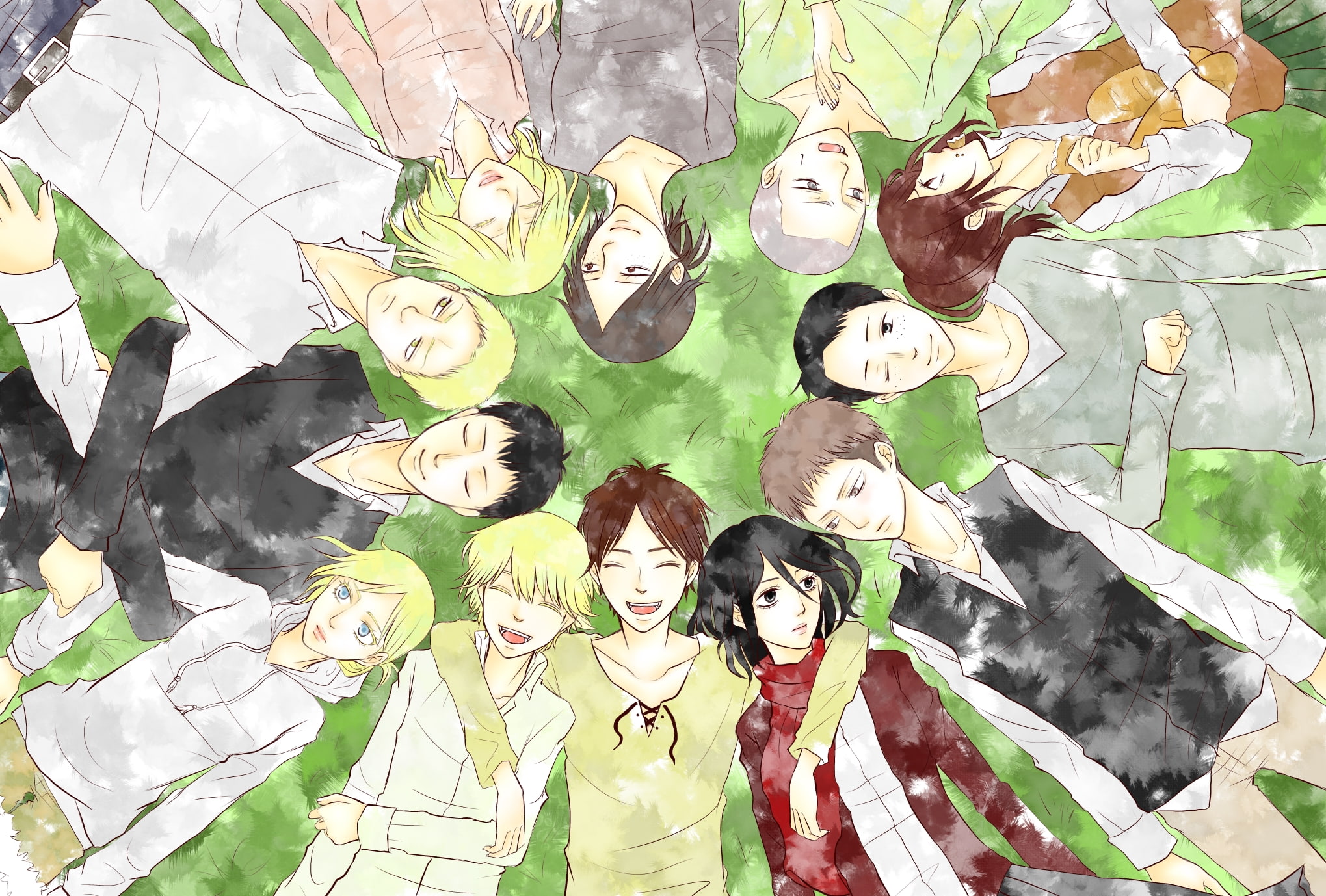 104th, squad, 1080P, trainees, shingeki, kyojin, HD Wallpaper