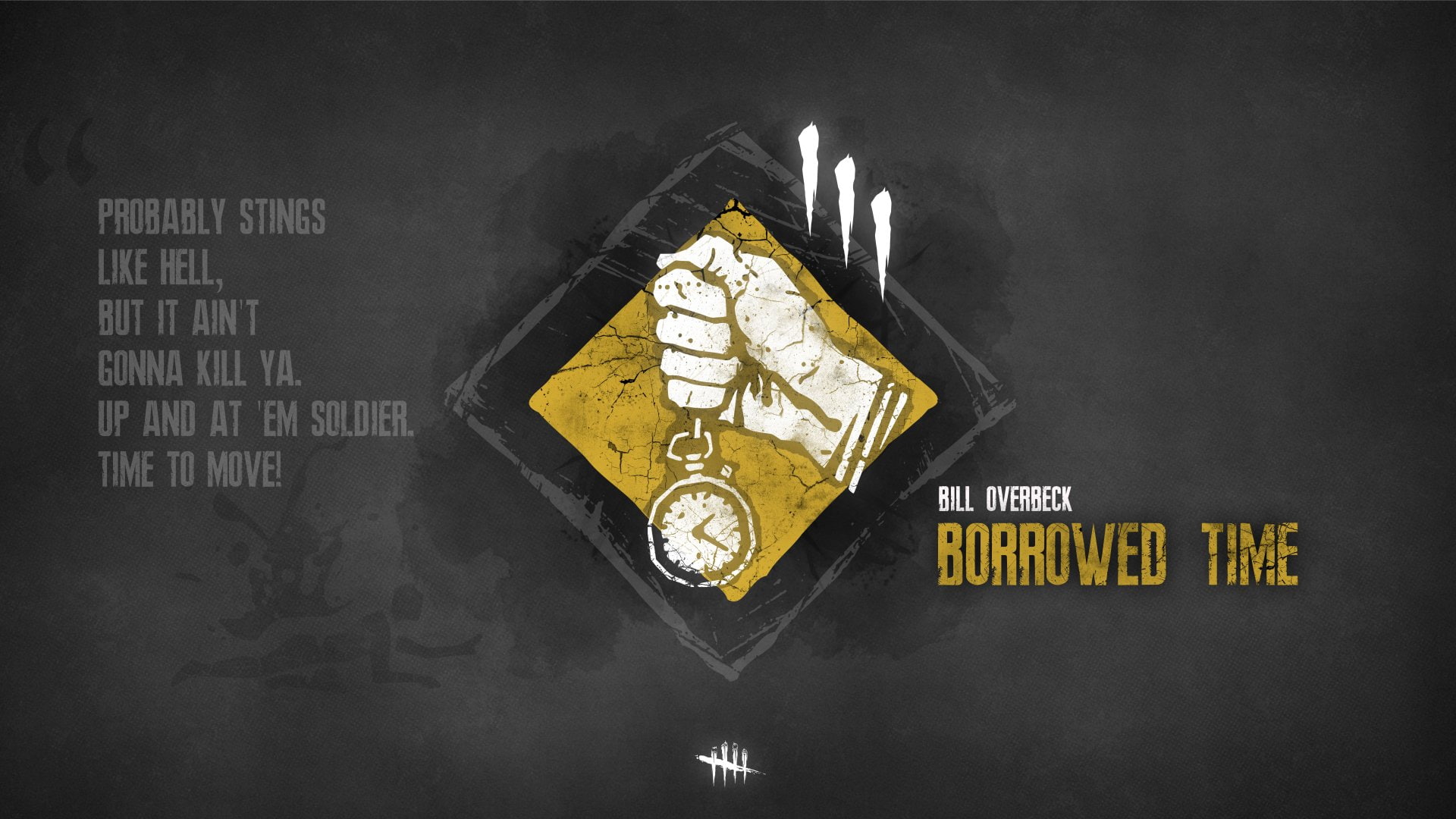 Video Game, Minimalist, 1080P, Borrowed Time (Dead by Daylight), Bill Overbeck (Dead by Daylight), Dead By Daylight, HD Wallpaper