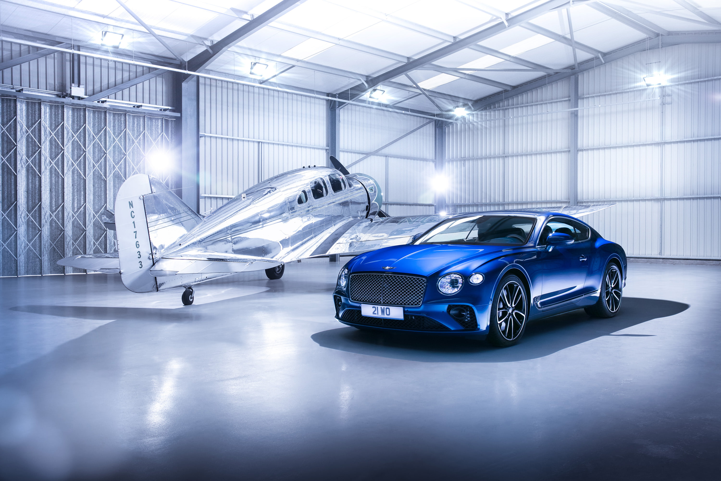 ceiling, sports car, business, 2K, factory, lighting equipment, land vehicle, illuminated, shiny, architecture, indoors, 2018, automobile industry, industry, HD Wallpaper