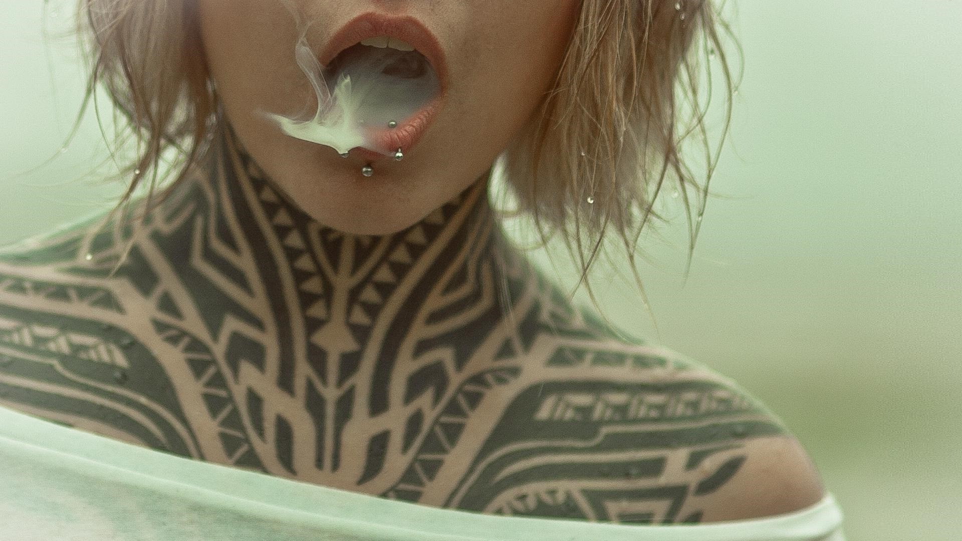 Teya Salat, Russian Women, Russian, tattoo, 1080P, HD Wallpaper