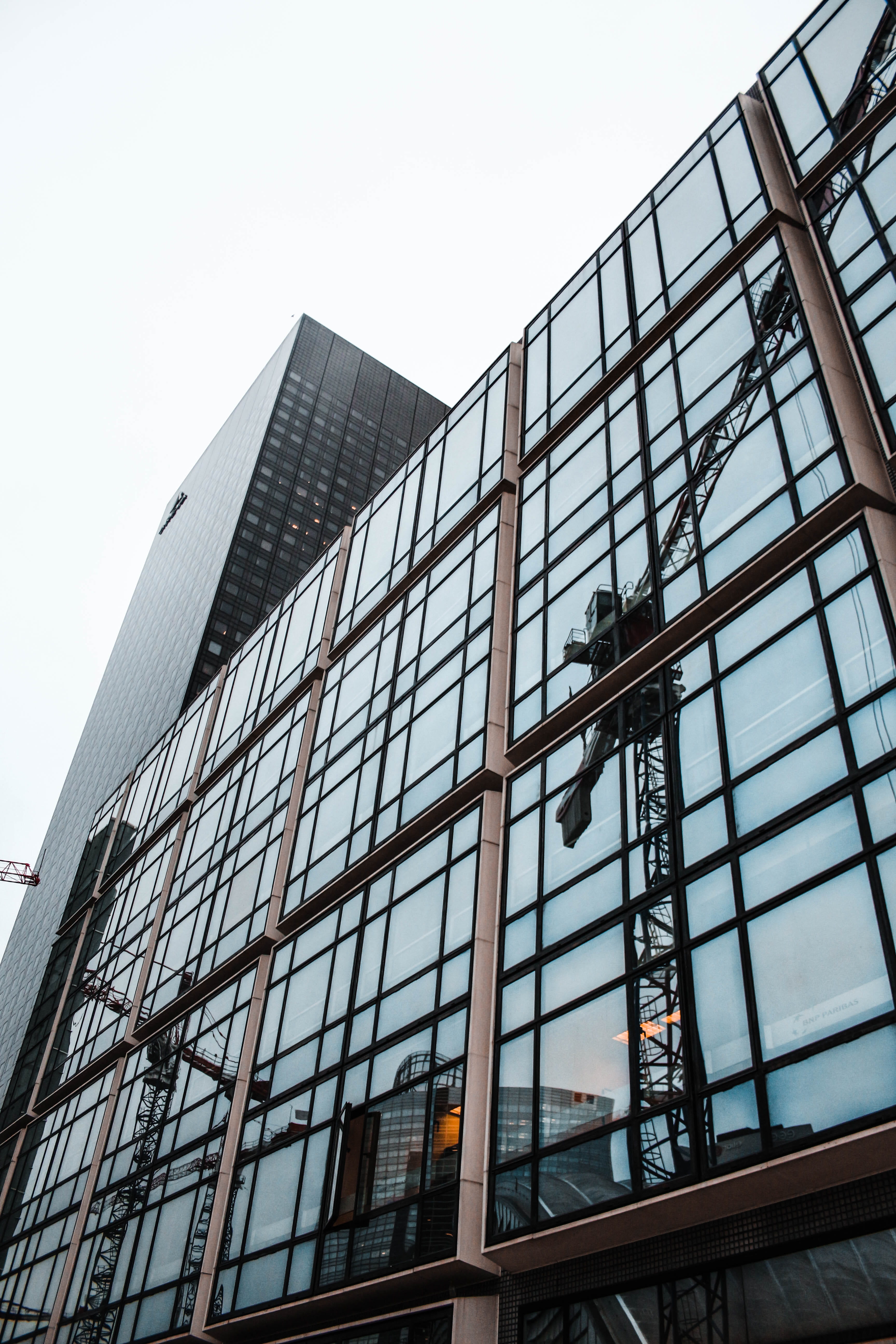 5K, mirror, nature, outdoors, window, office building exterior, architecture, no people, day, clear sky, france, built structure, instagram, glass, glass - material, Phone HD Wallpaper