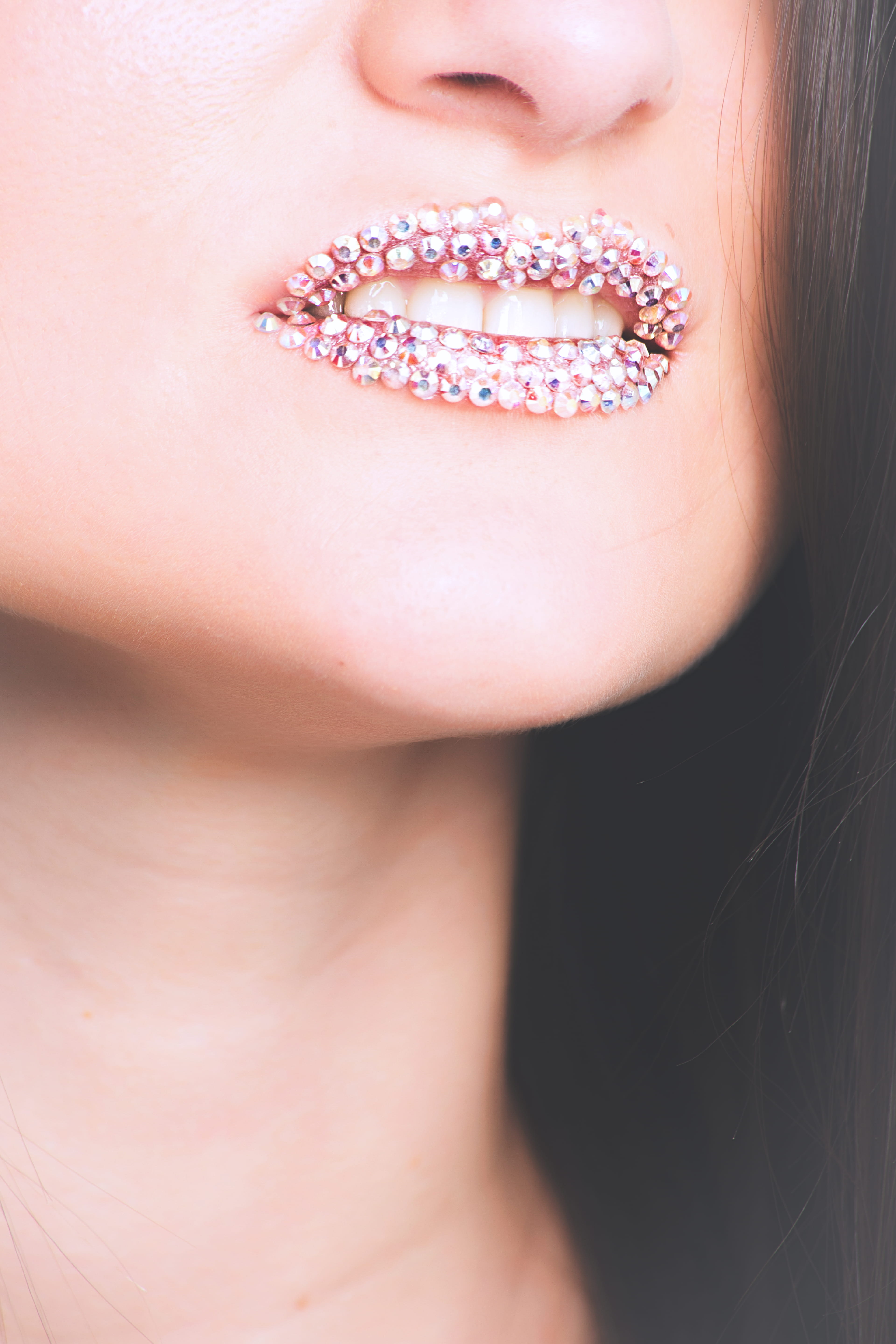 adult, human mouth, midsection, women, nose, temptation, girl, lips, studio shot, front view, one person, woman, 5K, fashion, body part, human body part, Phone HD Wallpaper