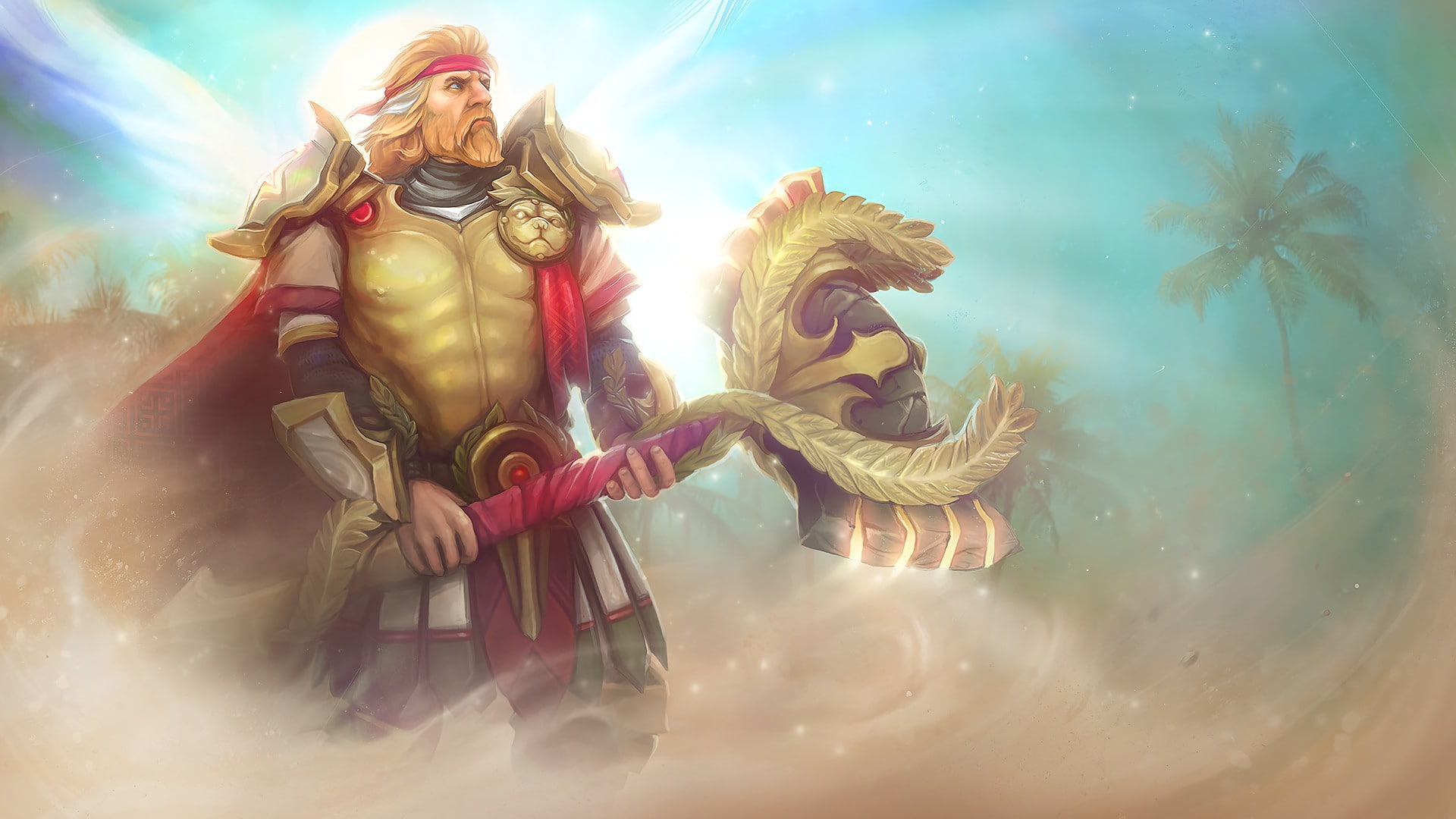 dota, roles, support, screen, loading, heroes, durable, 1080P, nuker, omniknight, HD Wallpaper