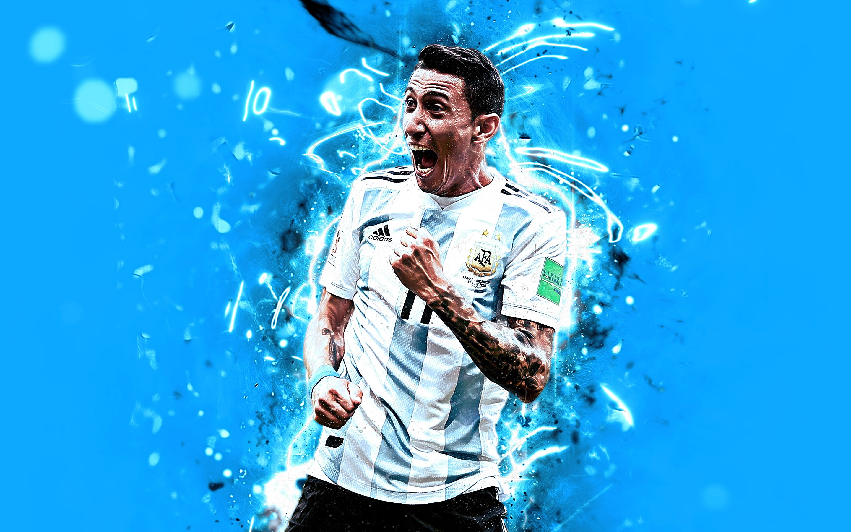 Soccer, 2K, Ángel Di María, Argentina National Football Team, HD Wallpaper