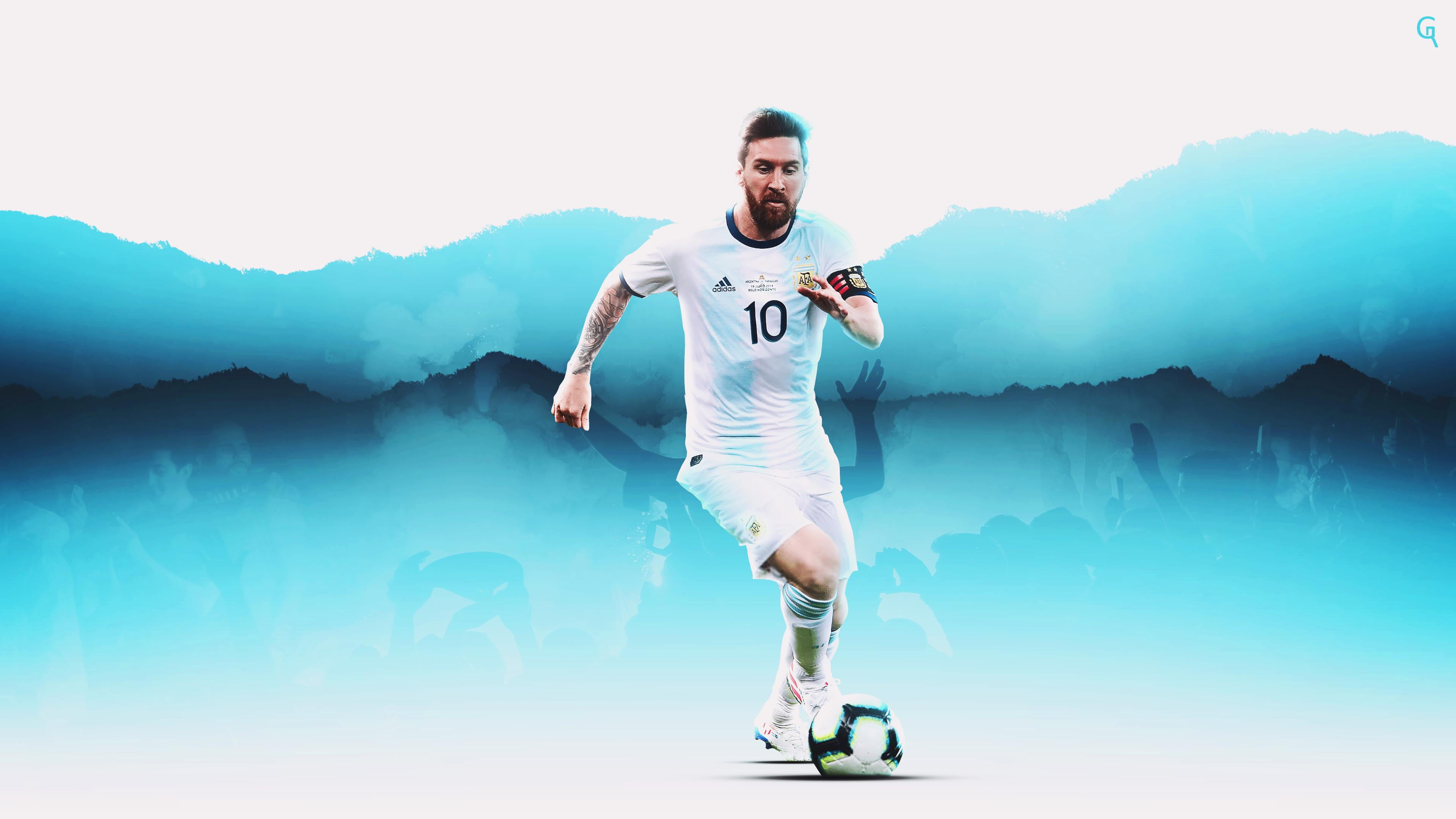 Lionel Messi, Soccer, 4K, Argentina National Football Team, HD Wallpaper