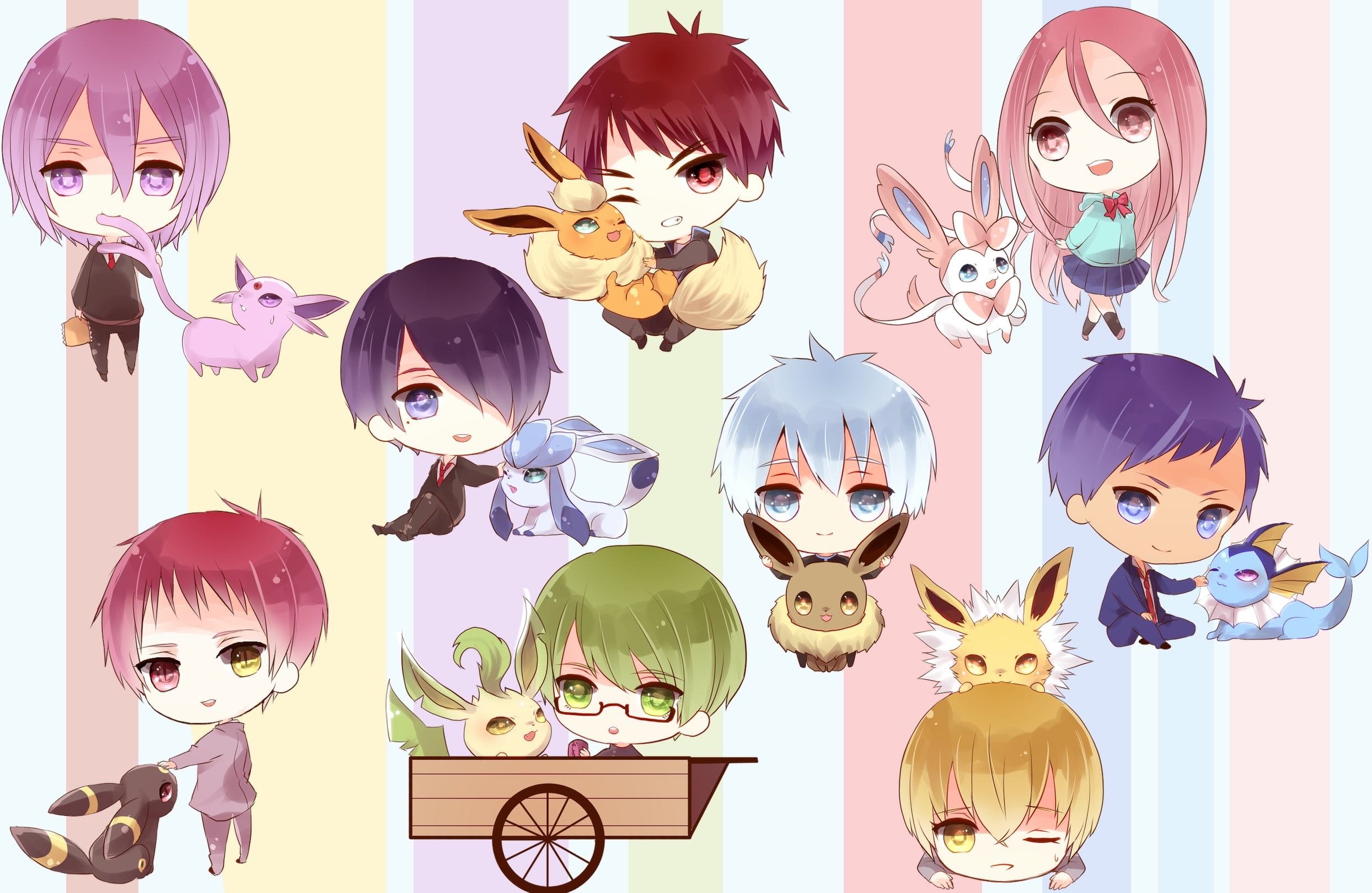 kuroko, basket, 1080P, pokemon, HD Wallpaper