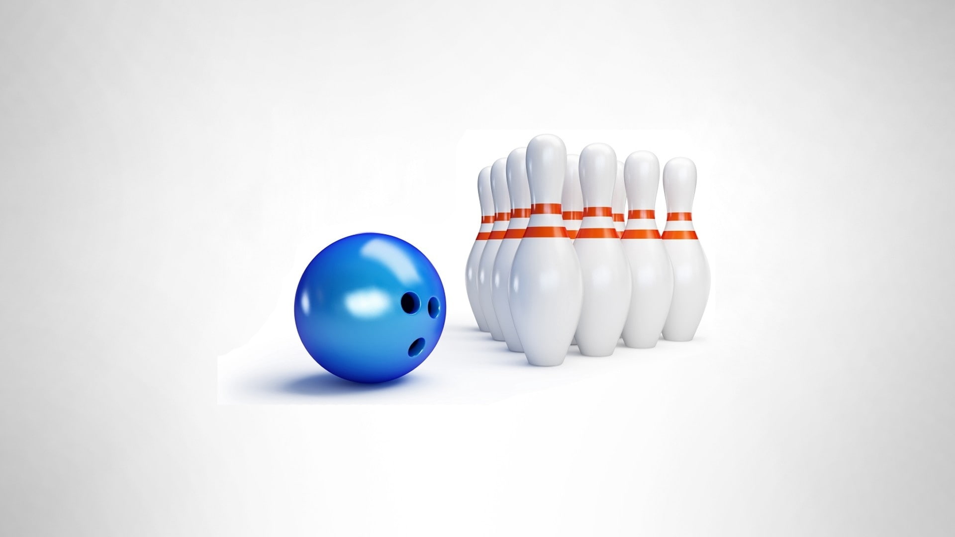 set, blue, pin, hd, sports, ball, bowling, 1080P, HD Wallpaper