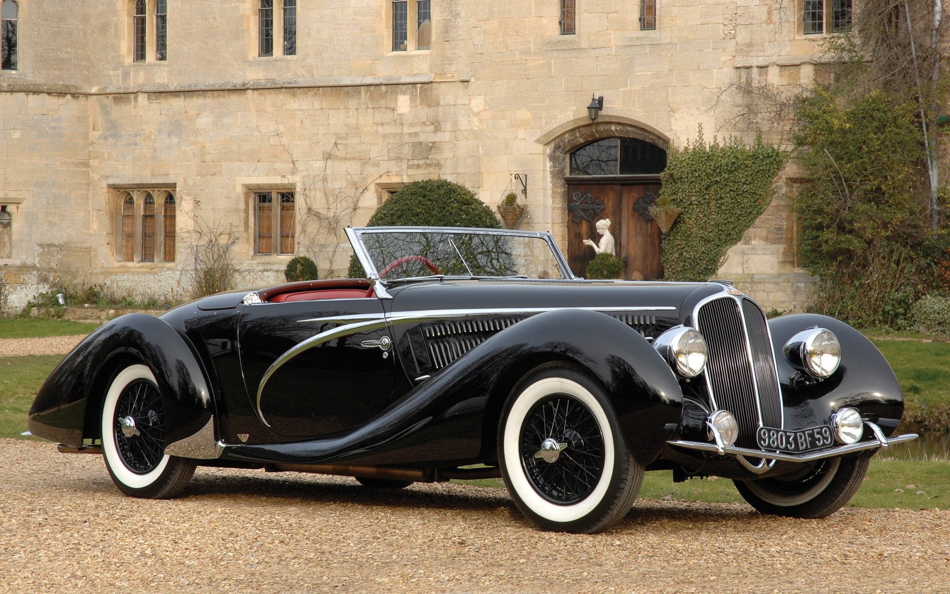 1080P, ms, delahaye, cabriolet, HD Wallpaper