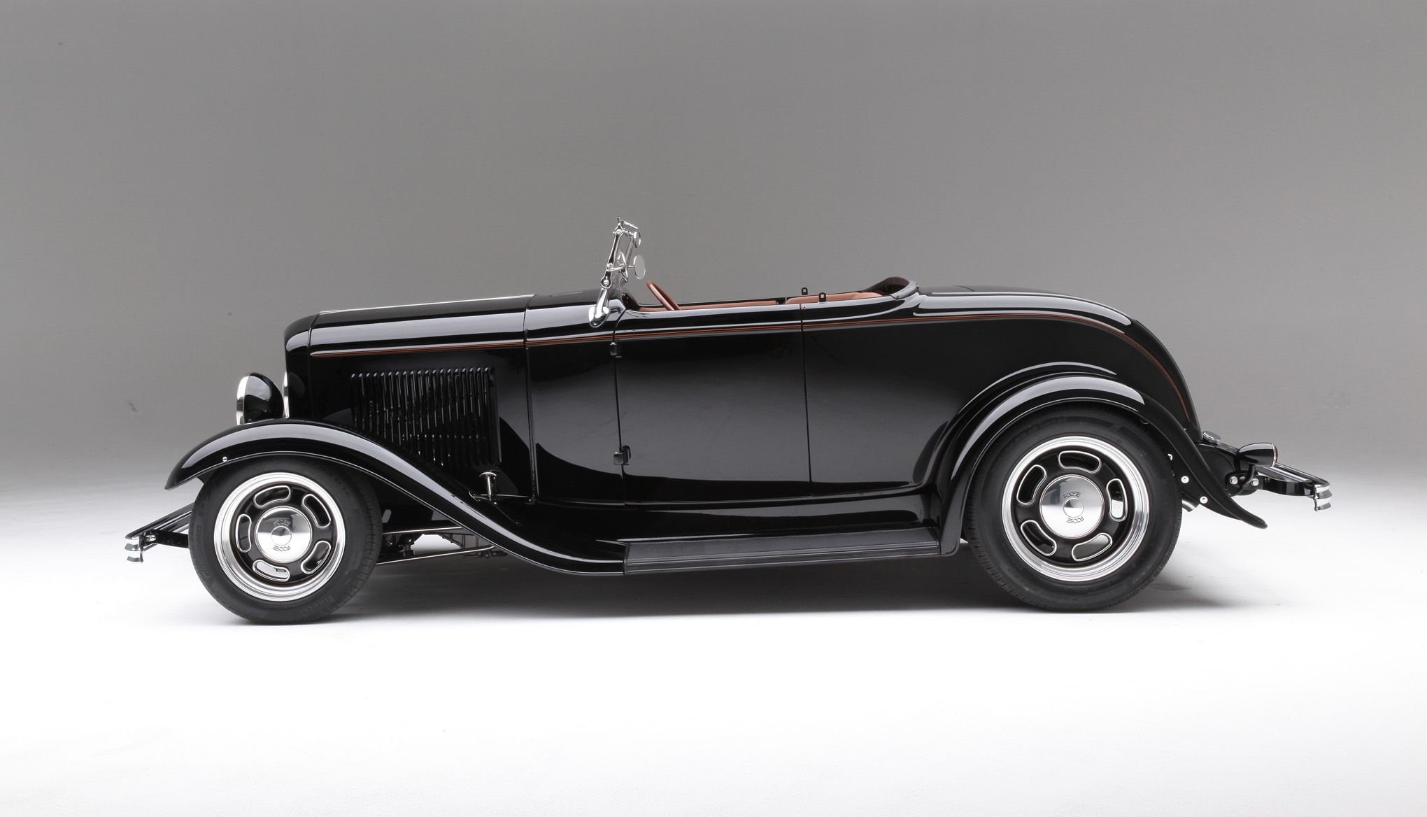 roadster, ford, cars, hot, 1932, 1080P, deuce, black, rod, HD Wallpaper