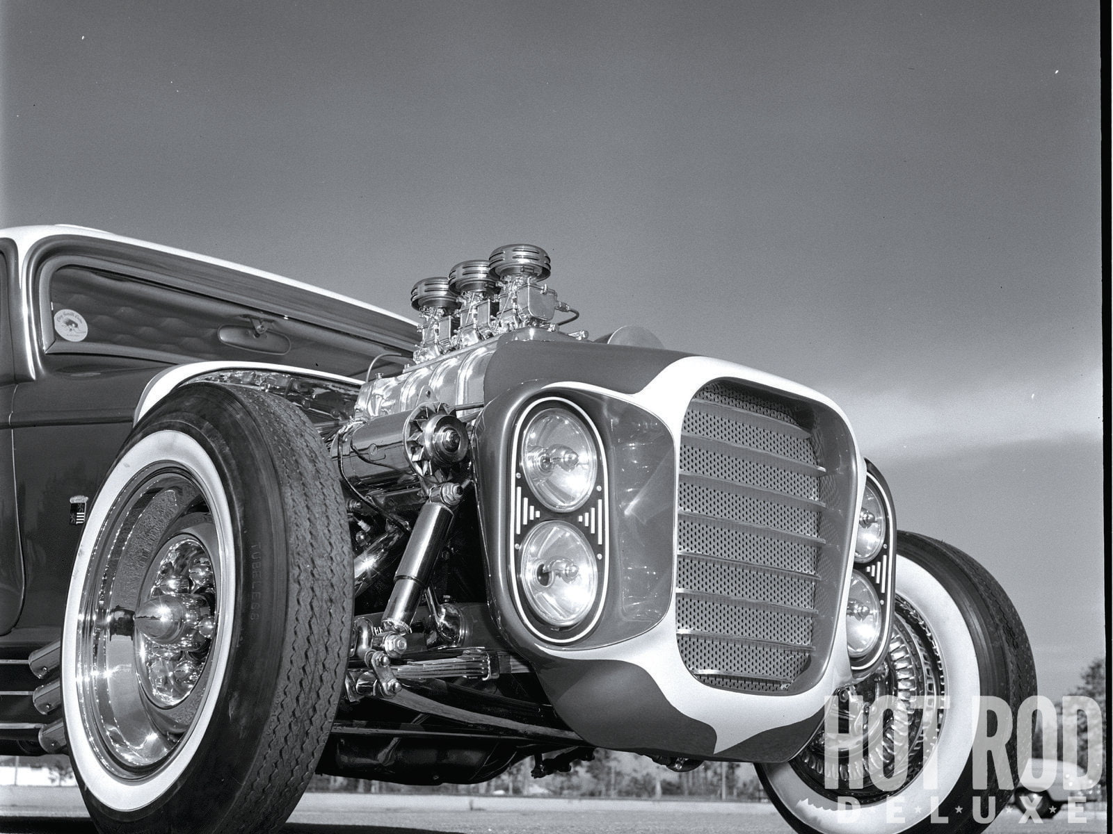 ford, deuce, 1932, 720P, hot, coupe, rod, retro, engine, engines, rods, HD Wallpaper