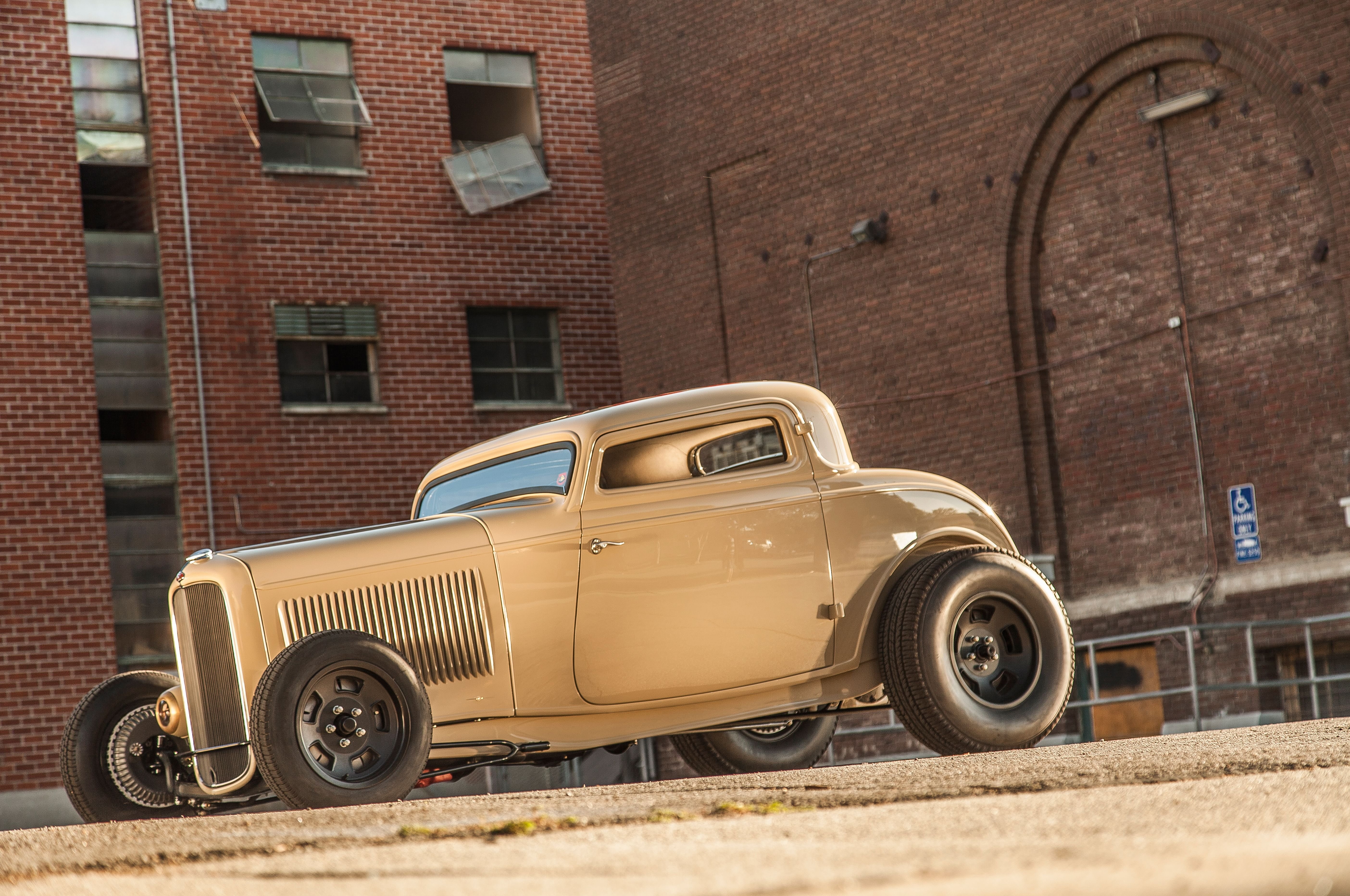 1932, usa, coupe, deuce, 5K, top, hotrod, ford, chopped, hot, window, three, rod, HD Wallpaper