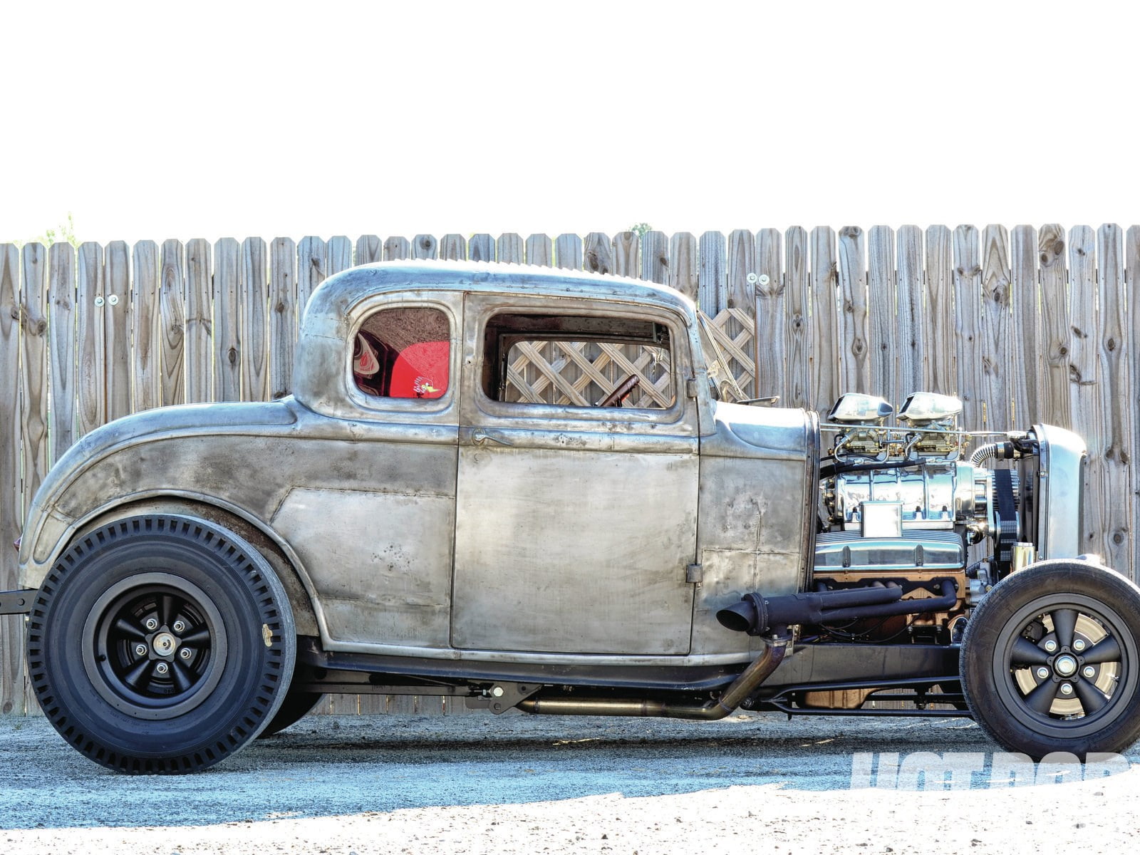 old, outdoors, nature, car, 1932 ford deuce coupe, transportation, stationary, clear sky, land vehicle, abandoned, deterioration, junkyard, no people, day, HD Wallpaper