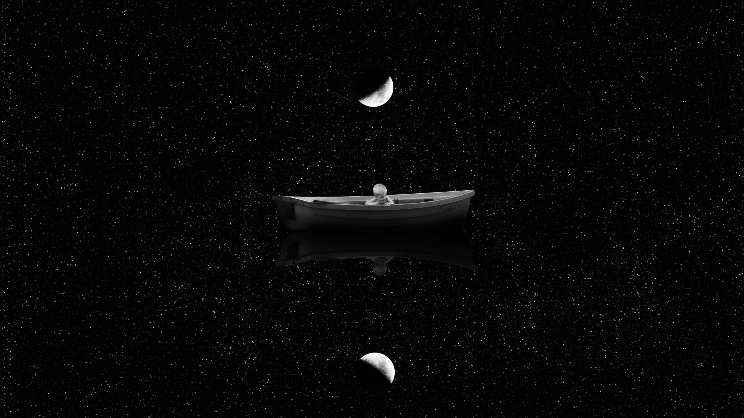 studio shot, Moon, water, stars, children, motion, black background, close-up, night, no people, indoors, boat, flame, astronomy, drop, bird, dark, candle, HD Wallpaper