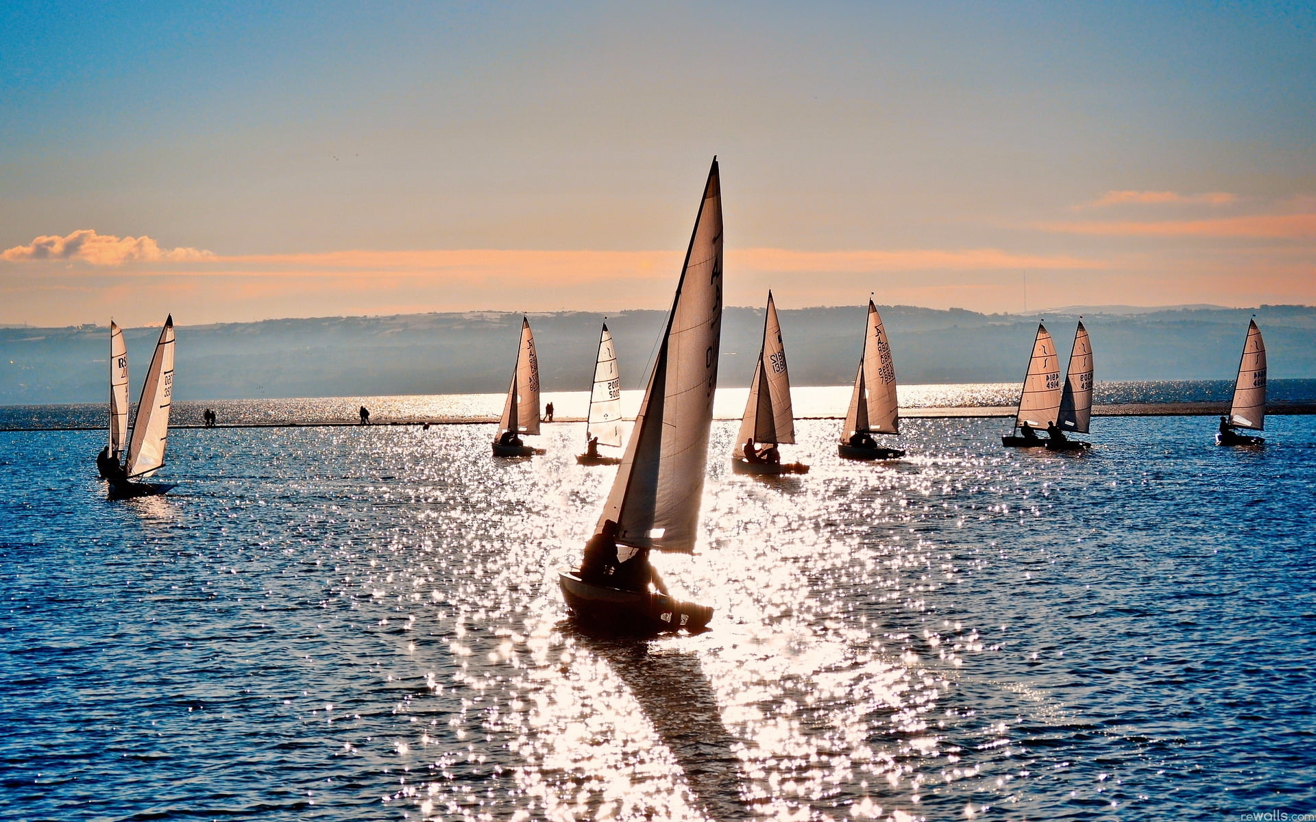 transportation, nautical Vessel, outdoors, boats, sea, tranquility, water, clearly, no People, cloud - sky, travel Destinations, blue, waterfront, sun, HD Wallpaper