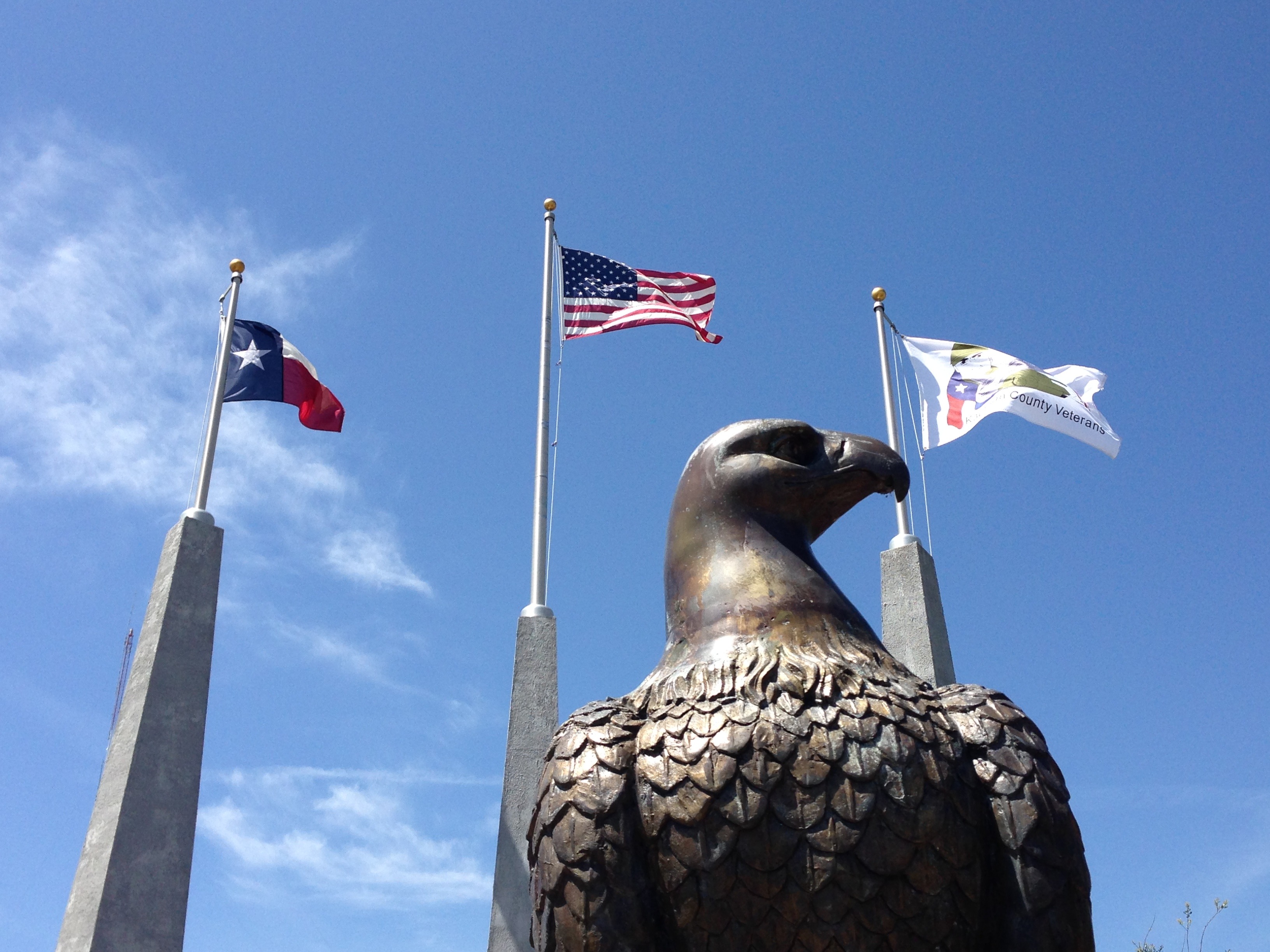 texas, nature, eagle, independence, blue, environment, creative, monument, design, pole, architecture, metal, america, wind, 2K, pride, art, day, creativity, HD Wallpaper