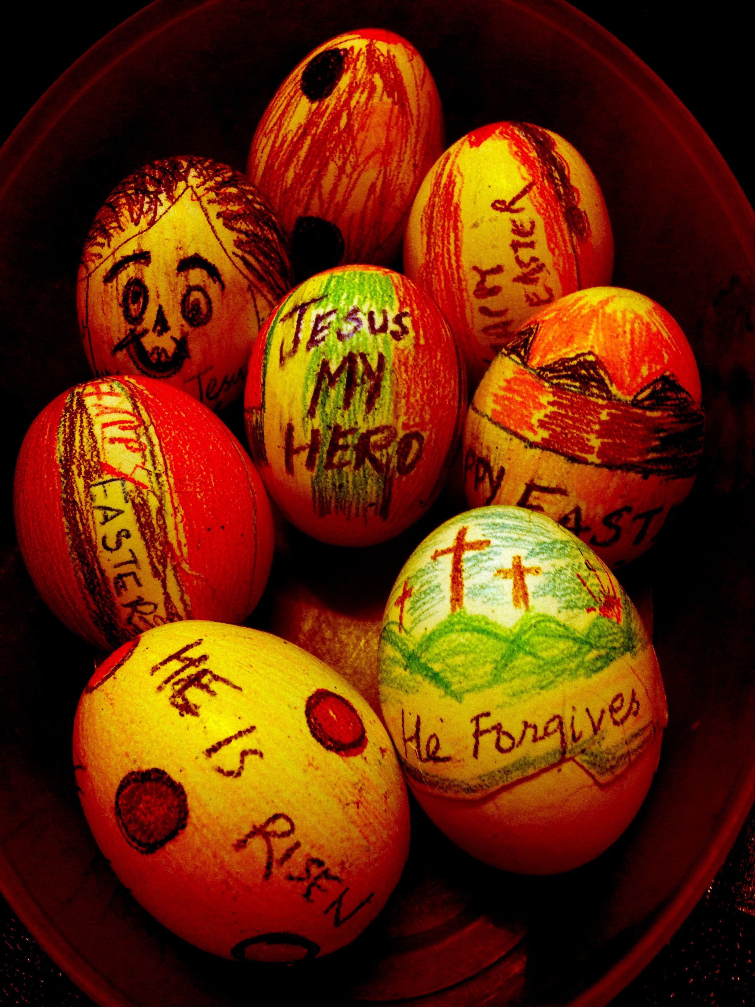 multi colored, holiday, group of objects, still life, indoors, close-up, easter egg, container, egg, medium group of objects, no people, Easter, creativity, Phone HD Wallpaper