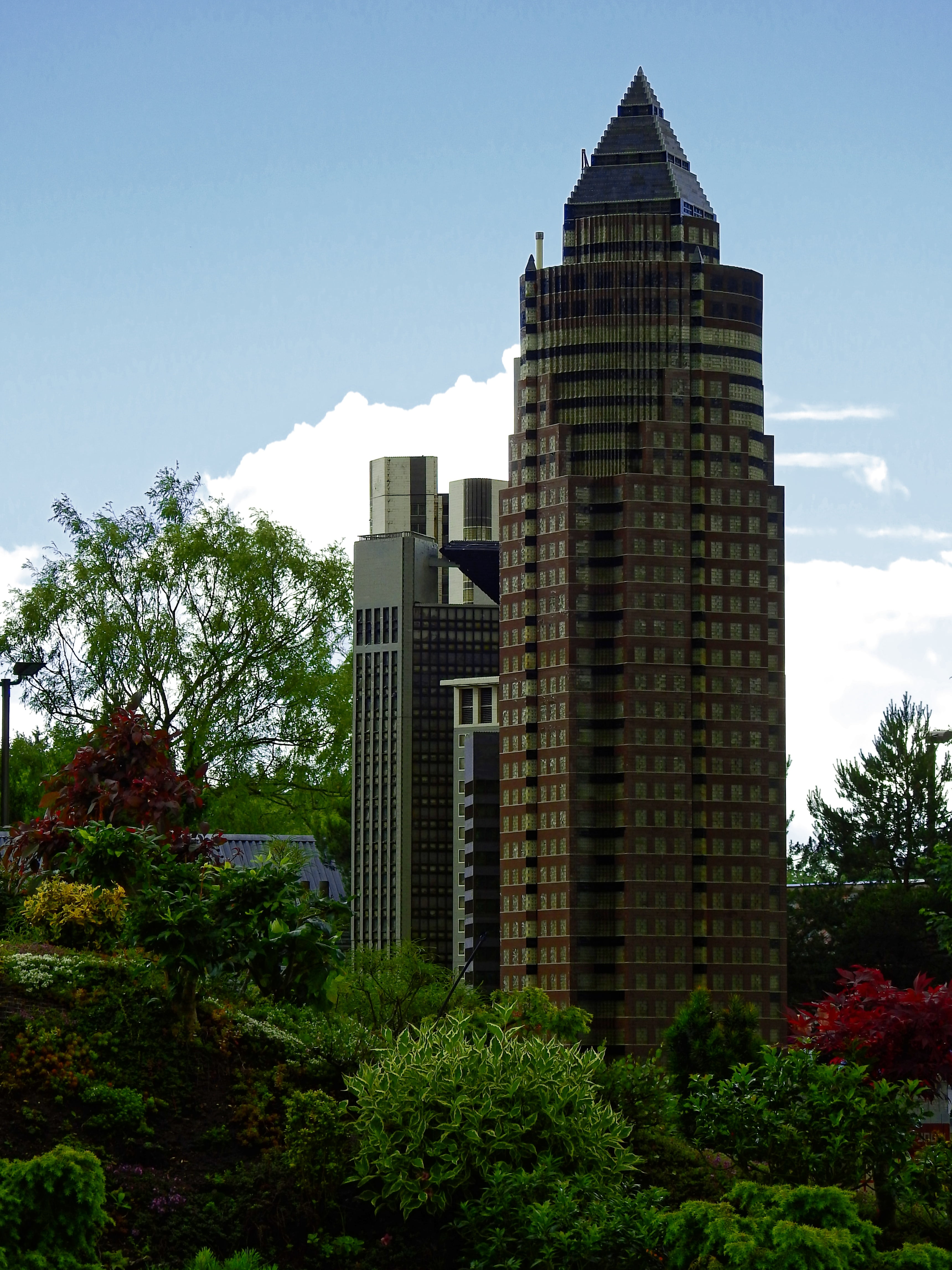 sky, toys, office building exterior, play, growth, day, low angle view, children, building exterior, no people, skyscraper, lego, building, lego blocks, Phone HD Wallpaper