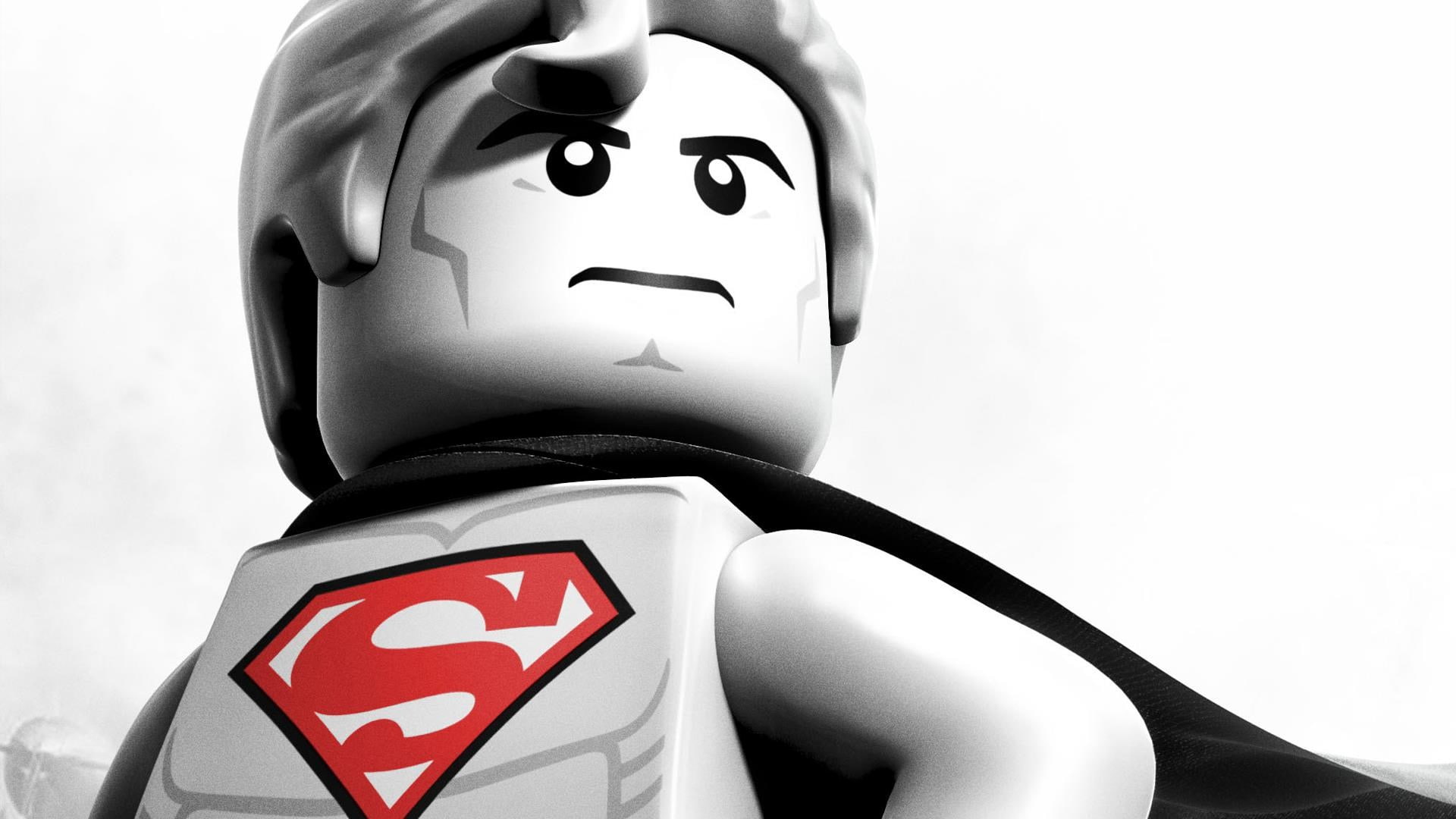 1080P, portrait, no people, red, still life, representation, human representation, toy, studio shot, male likeness, cartoon, white background, lego batman 2 dc super heroes, HD Wallpaper