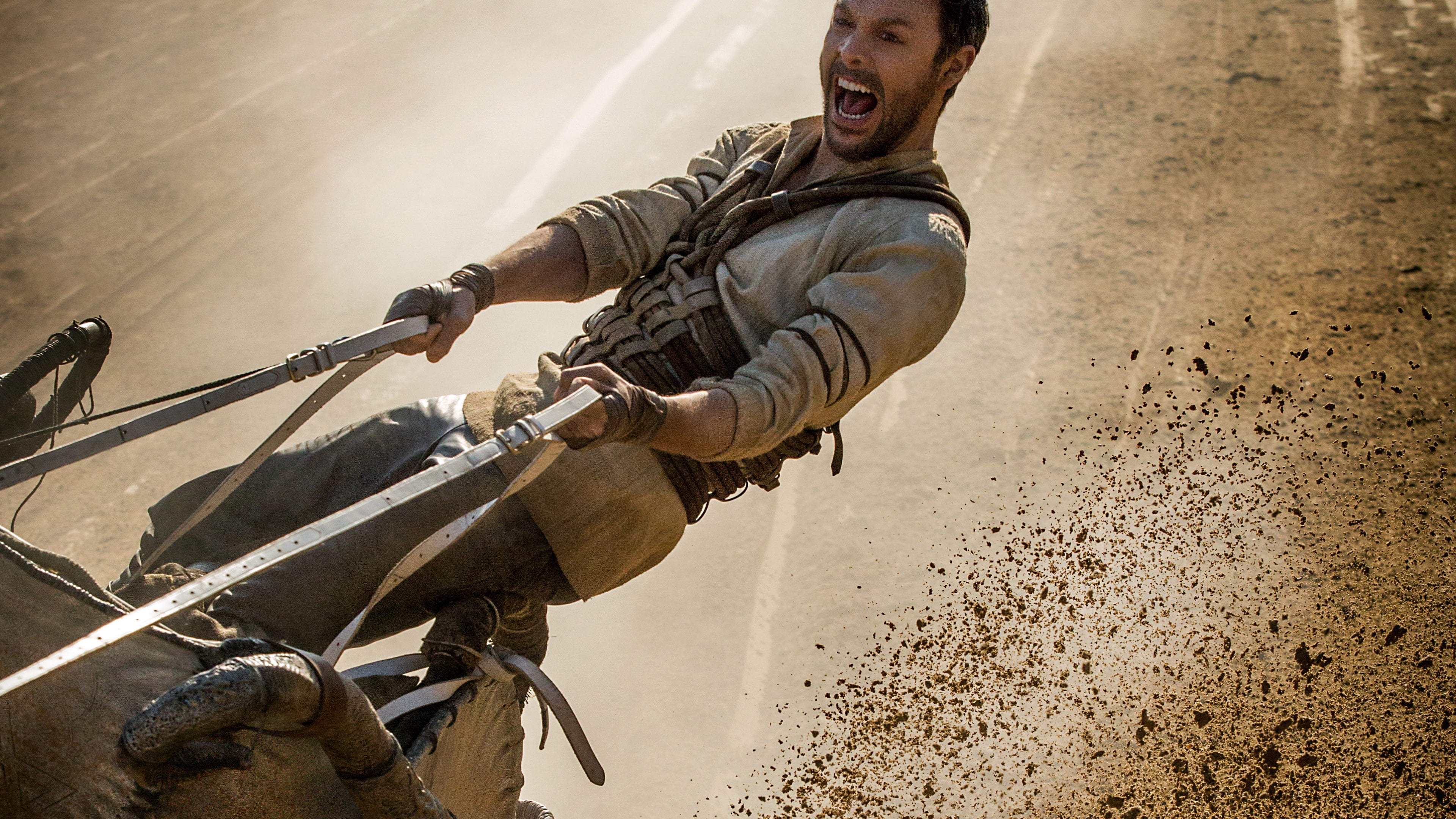man, riding, Ben-Hur, 4K, Jack Huston, best movies of 2016, chariot, HD Wallpaper