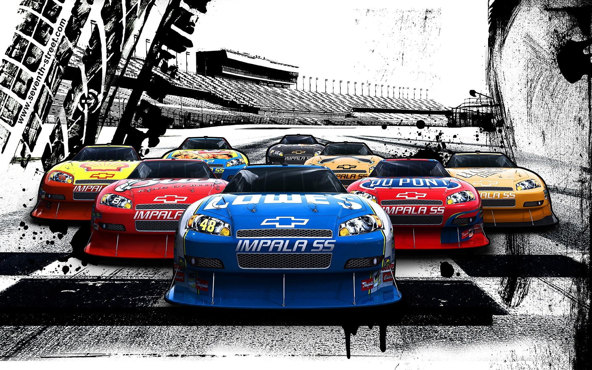 track, race, chevrolet, sportscar, team, auto, 1080P, sports, chevy, cars, poster, HD Wallpaper