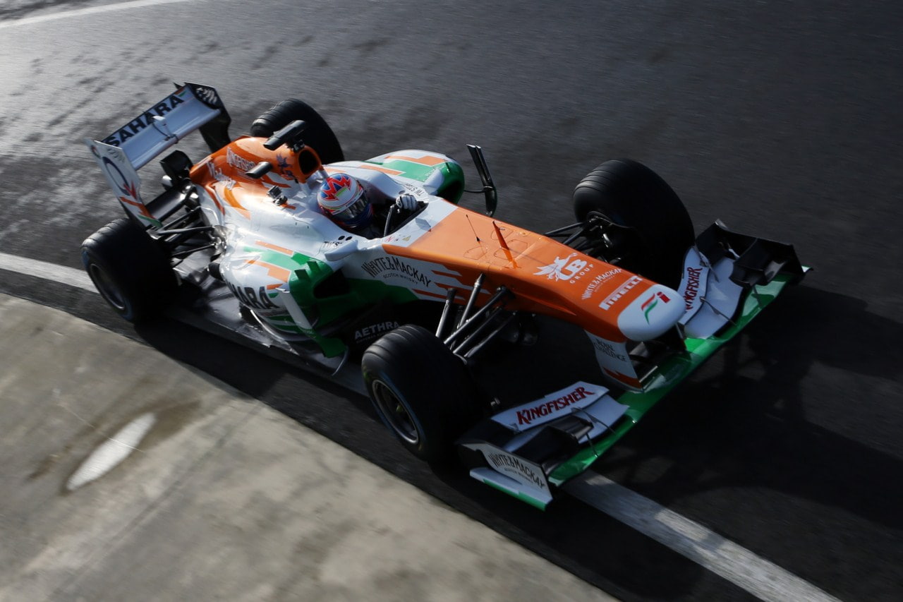 mode of transportation, number, competition, high angle view, formula one racing, mercedes, car, force, transportation, f, sport, motorsport, road, india, HD Wallpaper