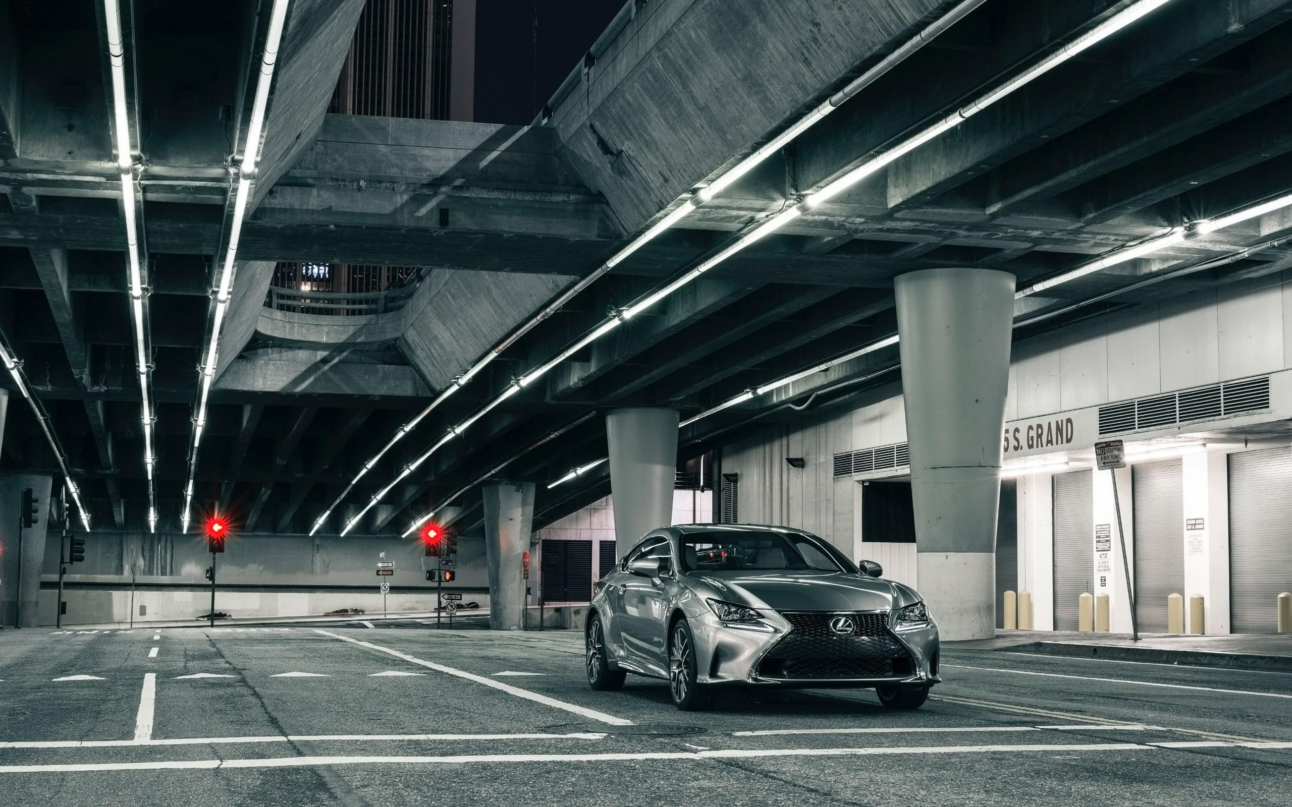 2K, sedan, 2015, rc, gray, cars, lexus, HD Wallpaper
