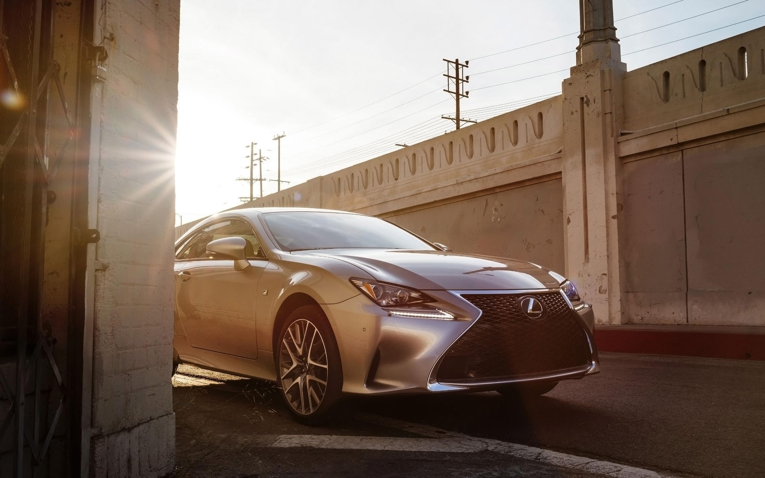 rc, coupe, 2015, 2K, lexus, gray, cars, HD Wallpaper