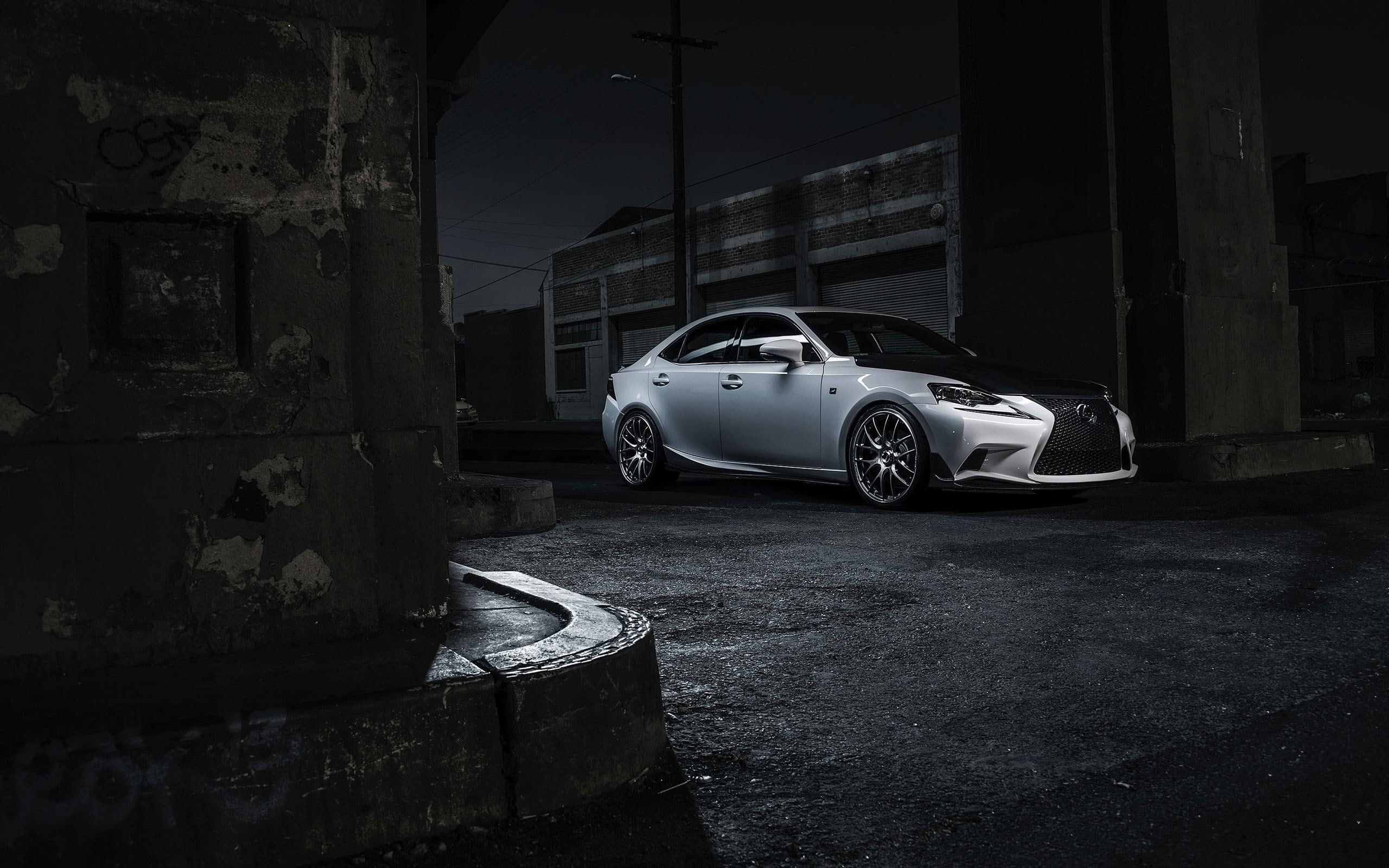 lexus, cars, sedan, 2K, 2014, white, sport, seibon, f, black, HD Wallpaper