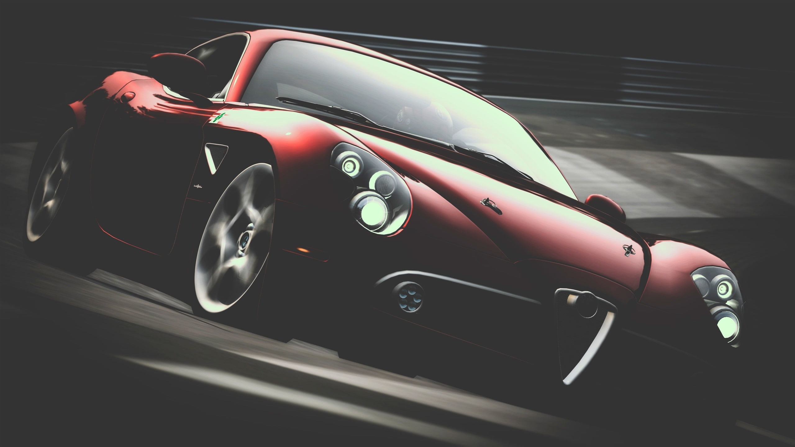 View, 2K, Supercar, Romeo, Alfa, Red, Front, HD Wallpaper