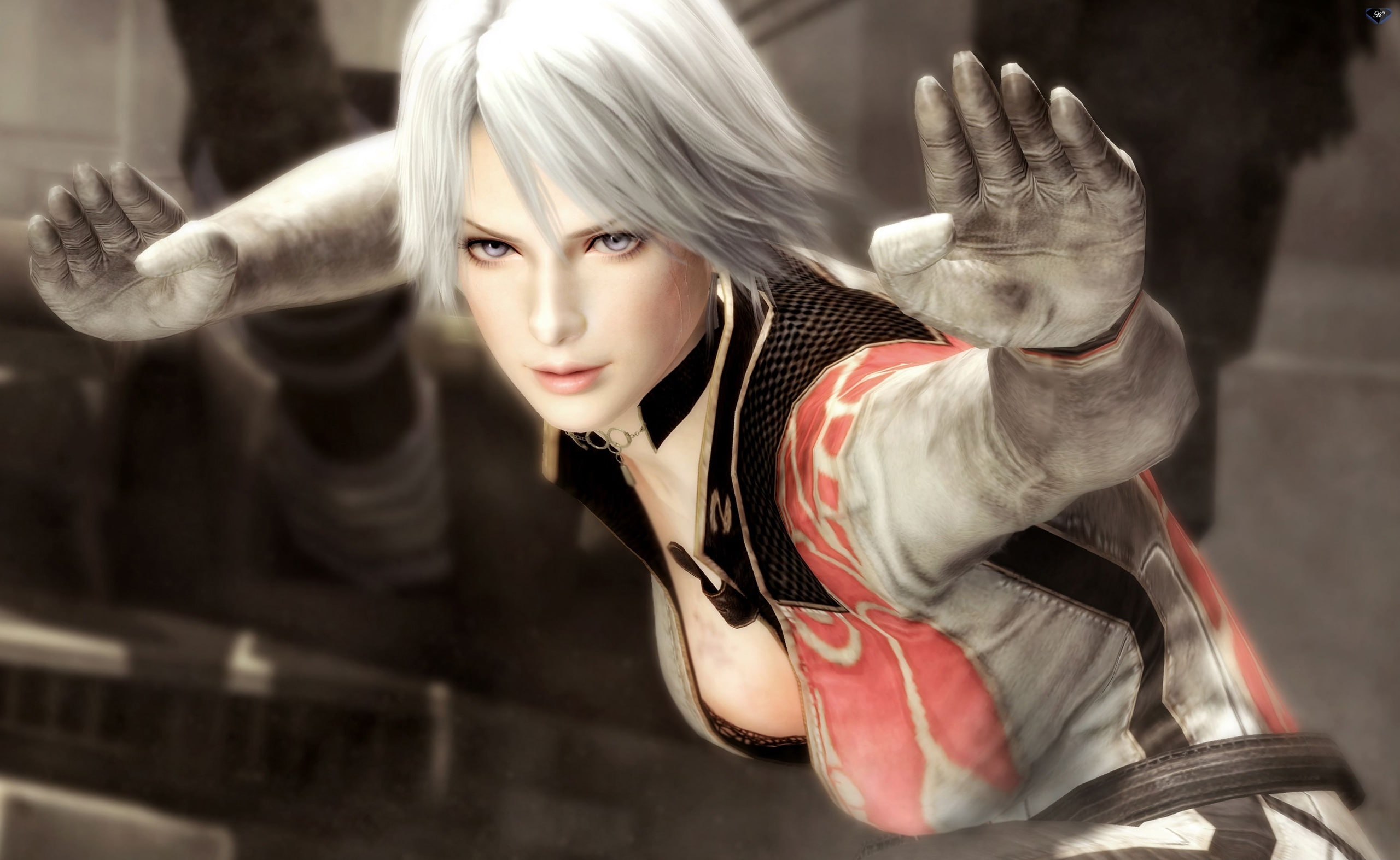 portrait, 2K, dead or alive 5, real people, d, 2012, beautiful woman, long hair, blond hair, dead or alive, adult, video game, fashion, character, HD Wallpaper