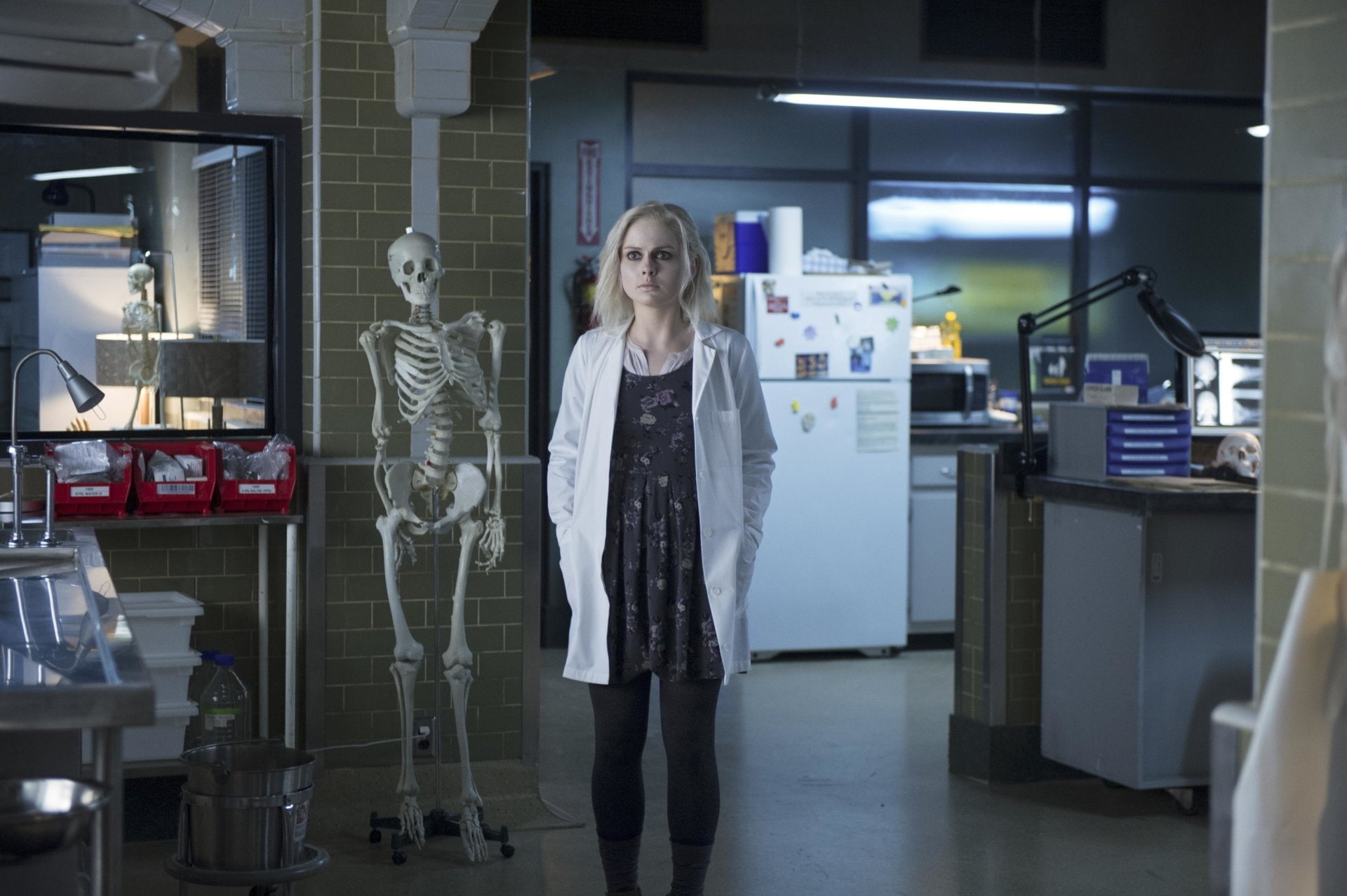 iZombie, TV Show, 1080P, Liv Moore, Rose McIver, Skeleton, HD Wallpaper