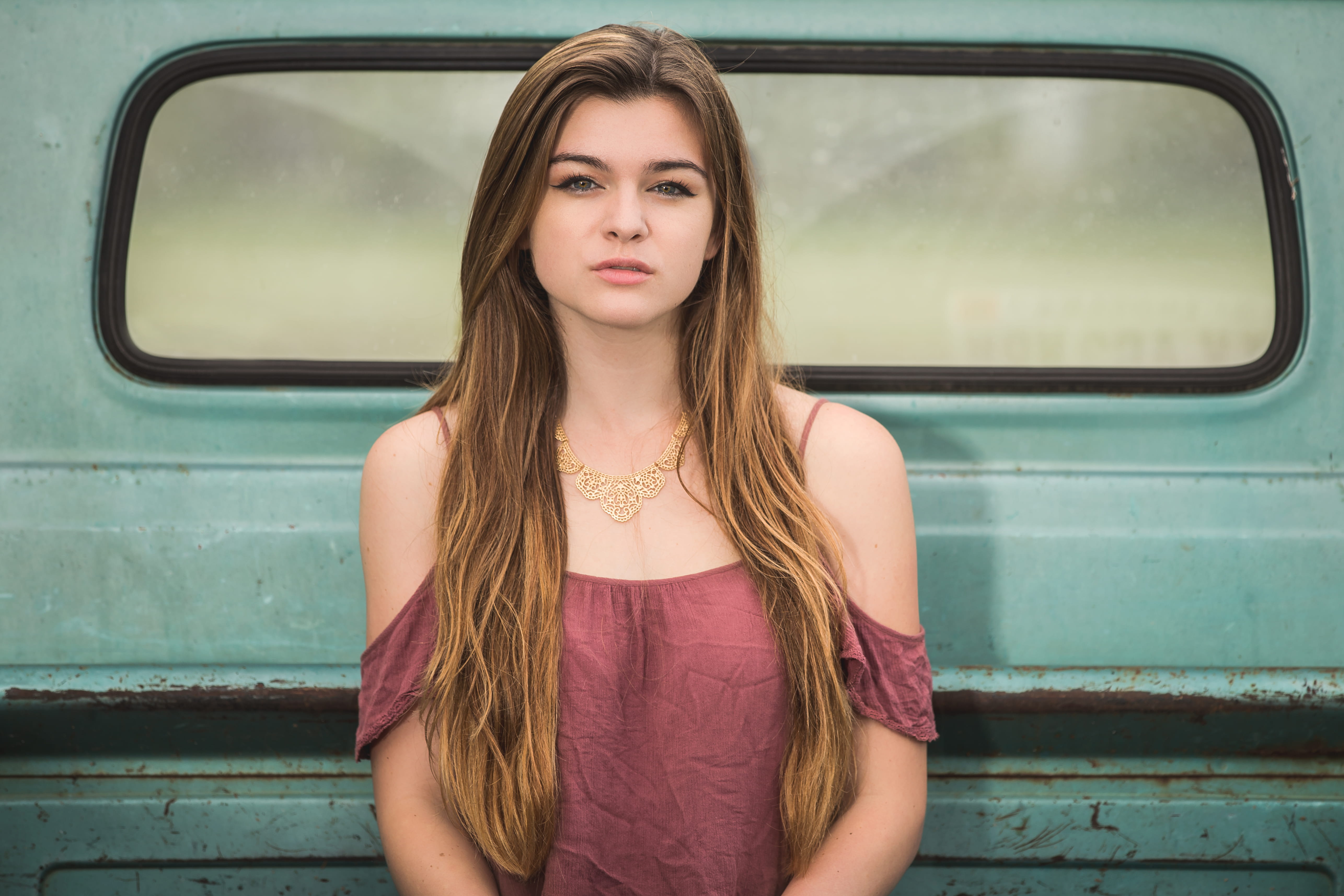 hairstyle, women, wearing, kid, contemplation, transportation, human, shoulder, 5K, jewelry, apparel, lifestyles, child, person, hair, female, fashion, HD Wallpaper