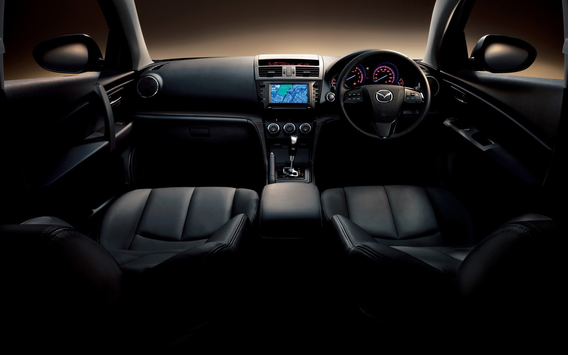 no people, travel, cars, Mazda, salon, dashboard, 1080P, machine, mode of transportation, cockpit, technology, control panel, car, flying, wheel, air vehicle, HD Wallpaper