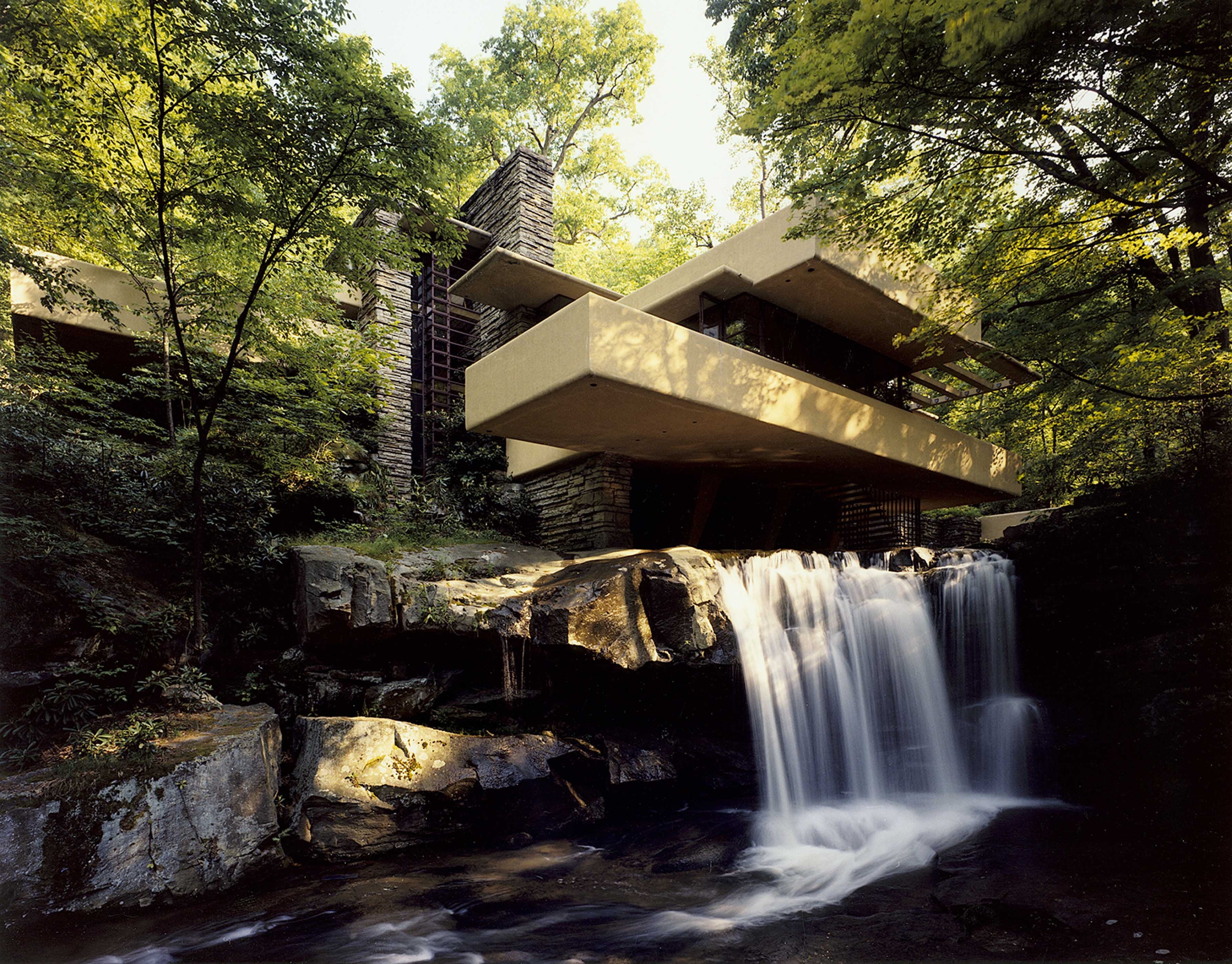 art, water, 2K, falling down, hd, waterfalls, nature, falling, HD Wallpaper