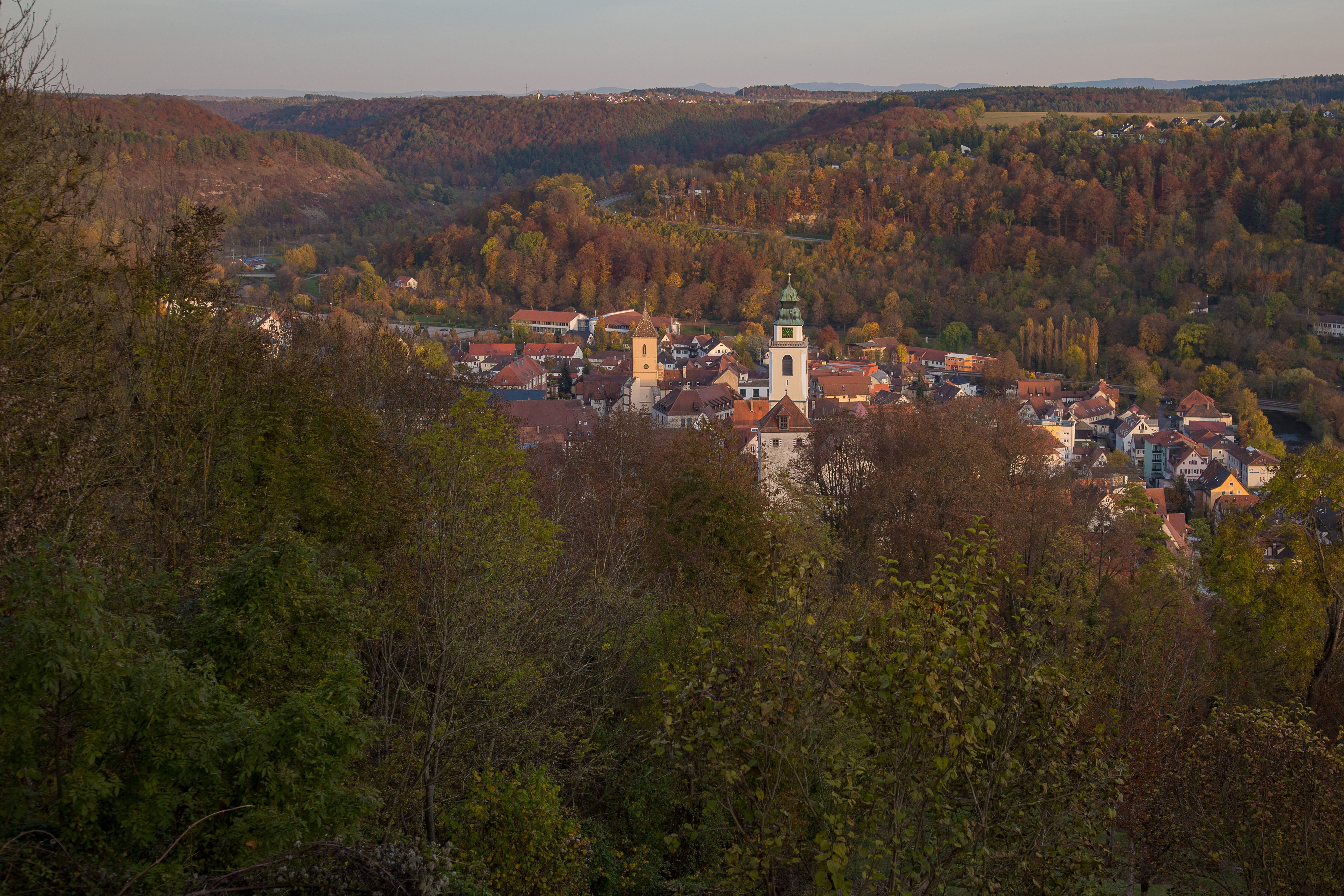 high angle view, horb am neckar, architecture, 4K, building exterior, environment, growth, built structure, plant, residential district, black forest, HD Wallpaper