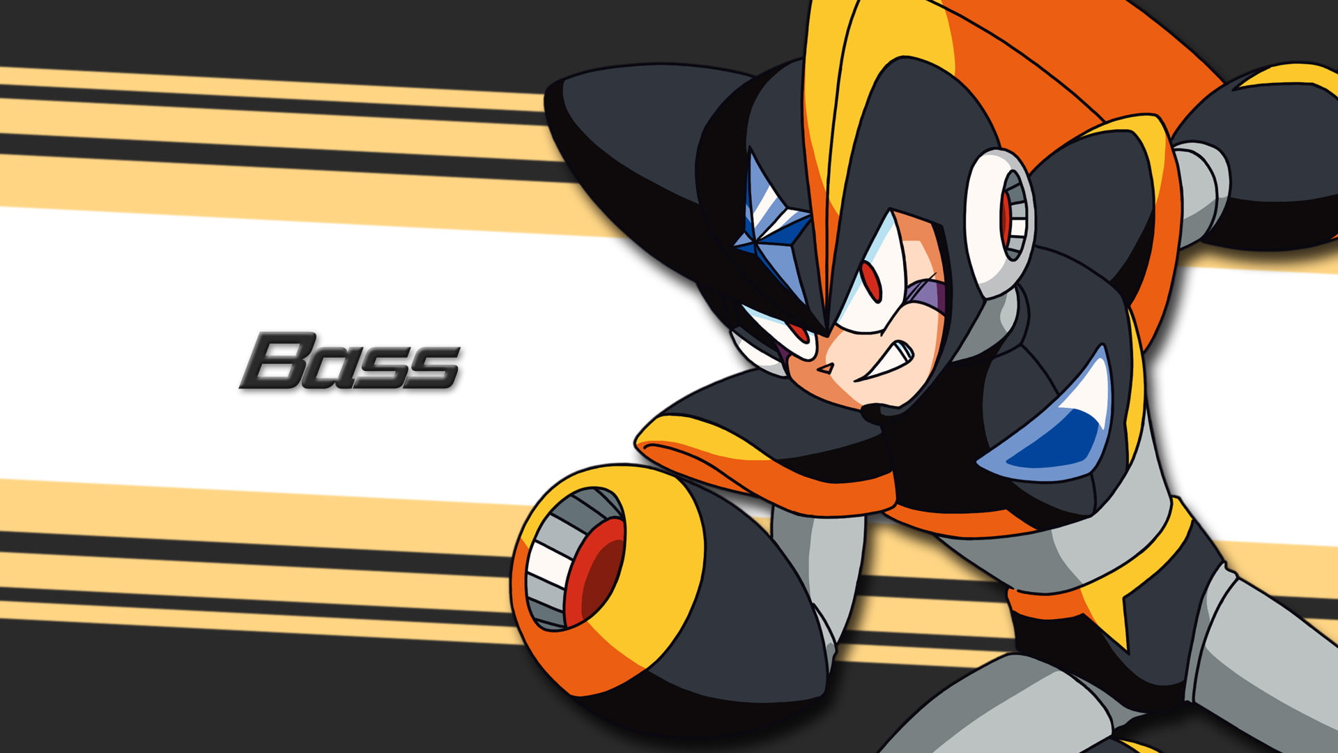 hd, bass, video games, man, 1080P, mega, capcom, HD Wallpaper
