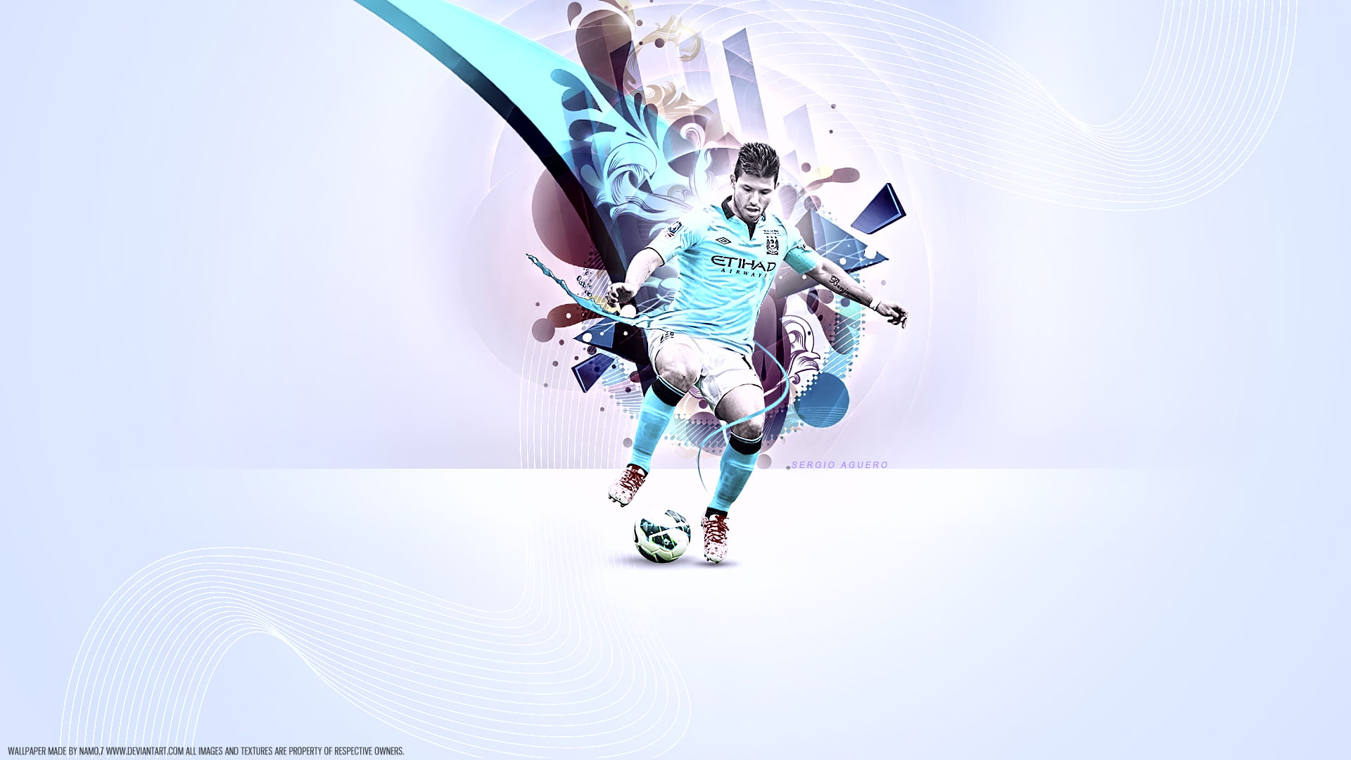 Manchester City F.C., Soccer, 1080P, Sergio Agüero, HD Wallpaper