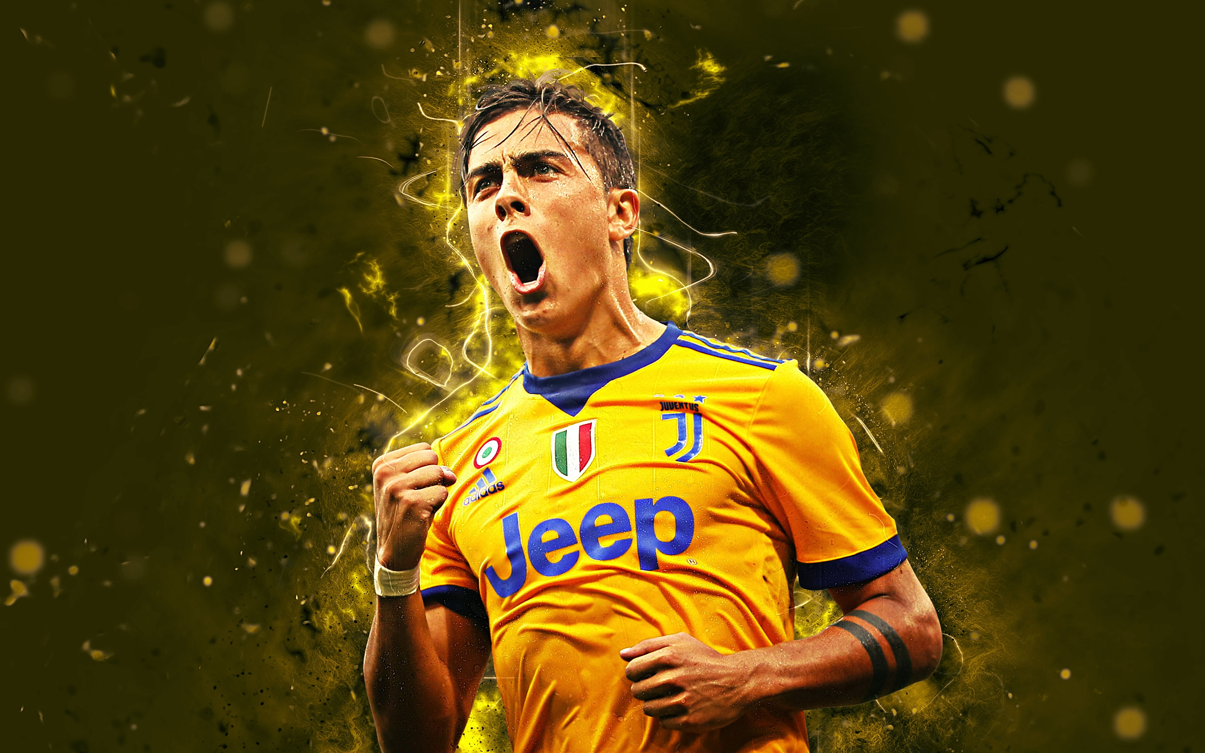 Argentinian, Juventus F.C., 4K, Soccer, Paulo Dybala, HD Wallpaper