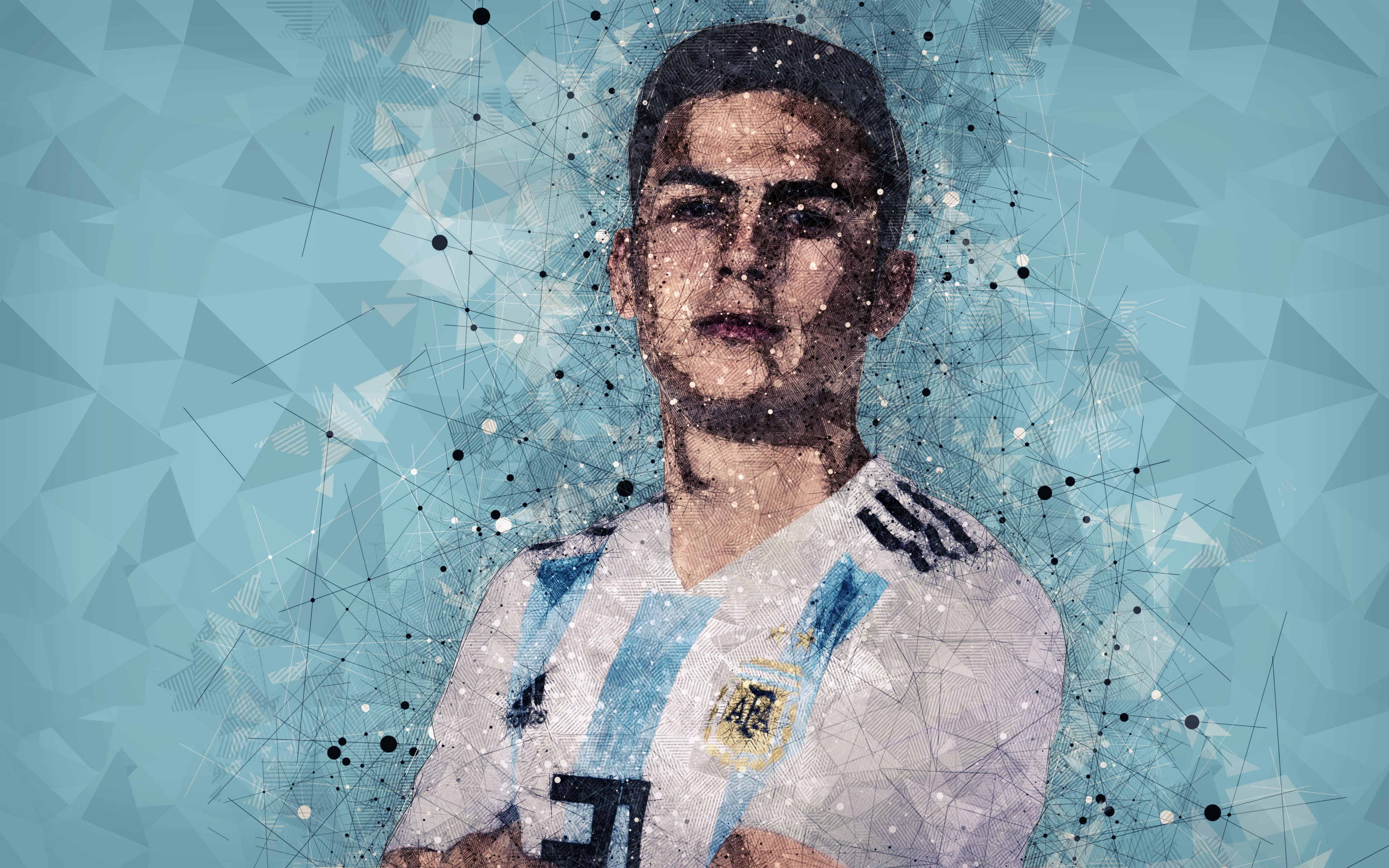 Paulo Dybala, 4K, Soccer, Argentinian, HD Wallpaper