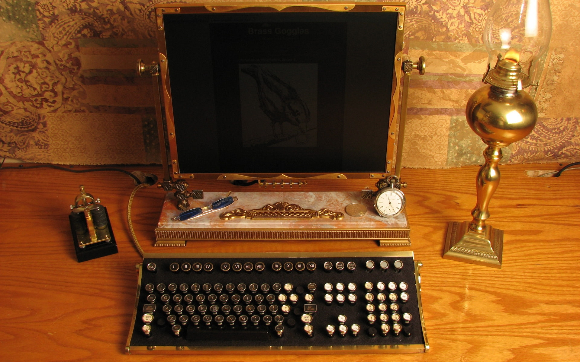 contemporary, vintage, 1080P, old, computer, HD Wallpaper