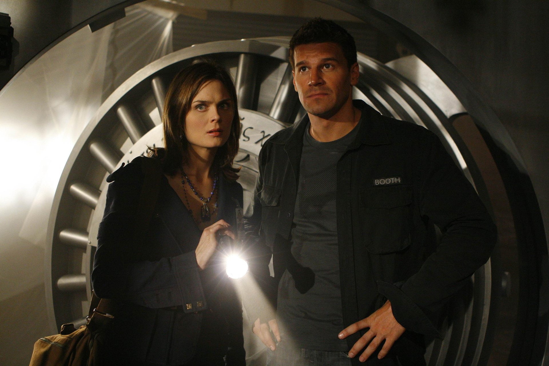 1080P, Emily Deschanel, Bones, Temperance Brennan, TV Show, Seeley Booth, David Boreanaz, HD Wallpaper