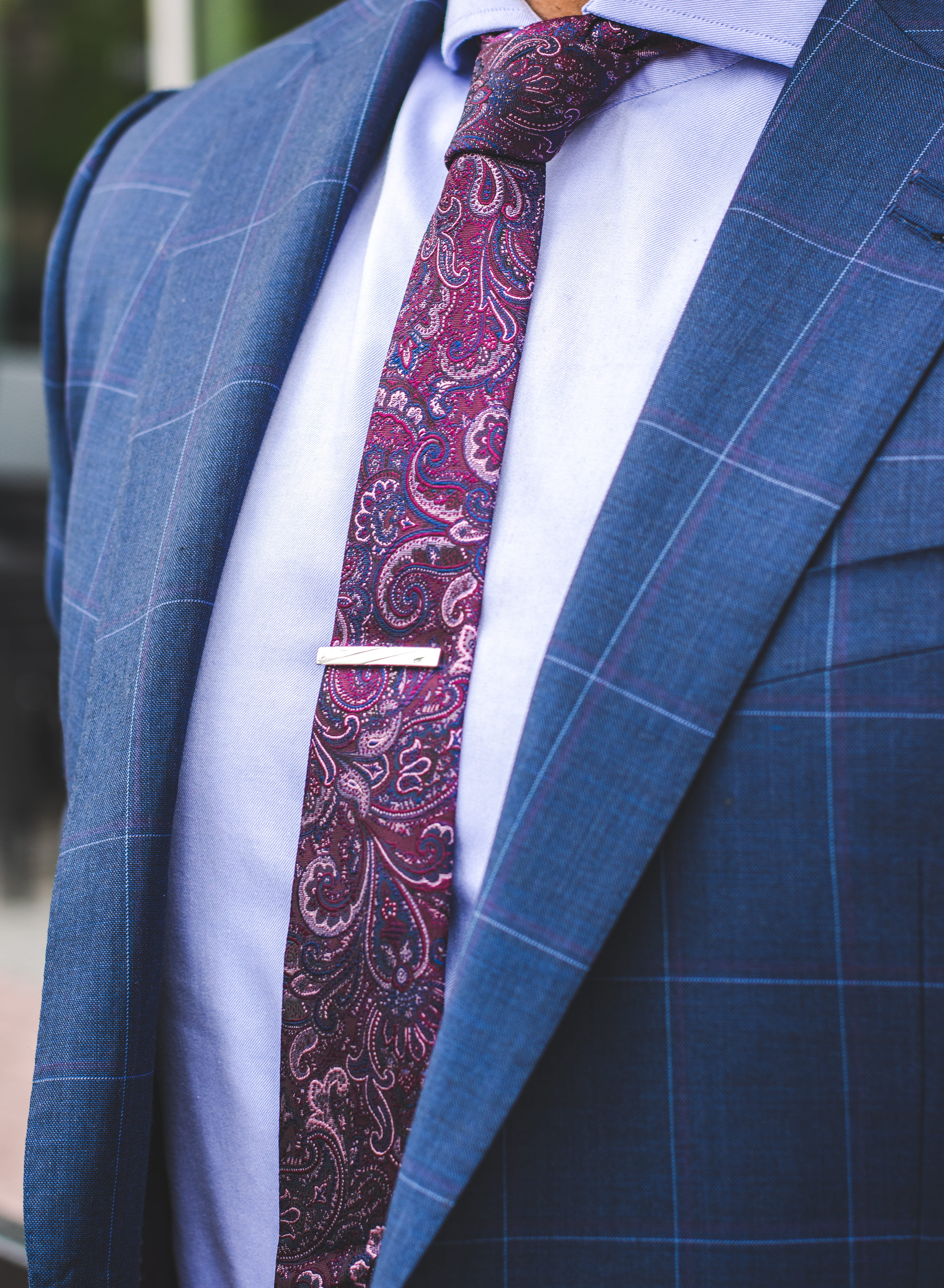collar, outerwear, one person, textile, fashionable, designer suit, pattern, cotton, real people, menswear, front view, fashion, corporate attire, purple, Phone HD Wallpaper